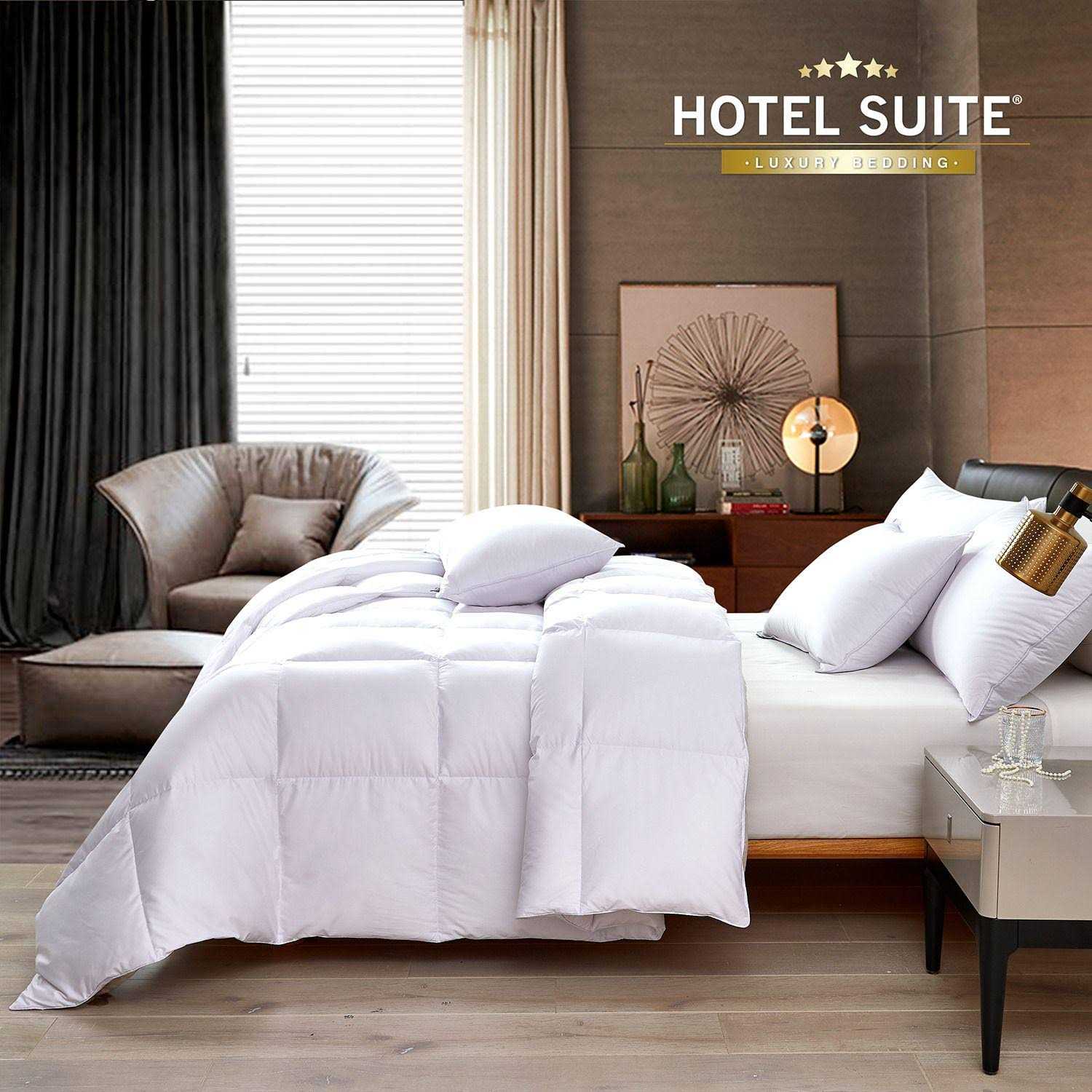 Hotel Suite White Goose Warmth Comforter - Image 4
