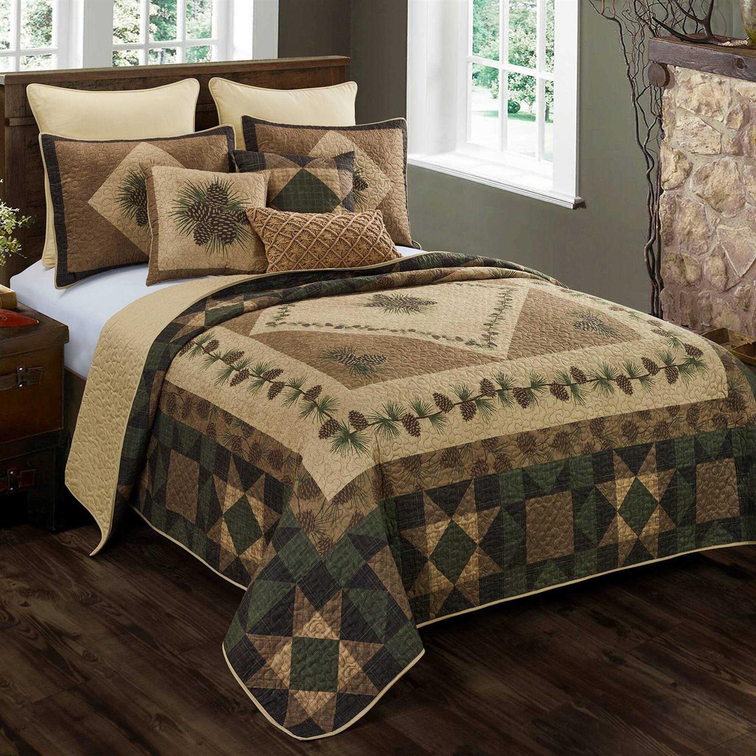 Donna Sharp Antique Pine Quilt Set - Image 3