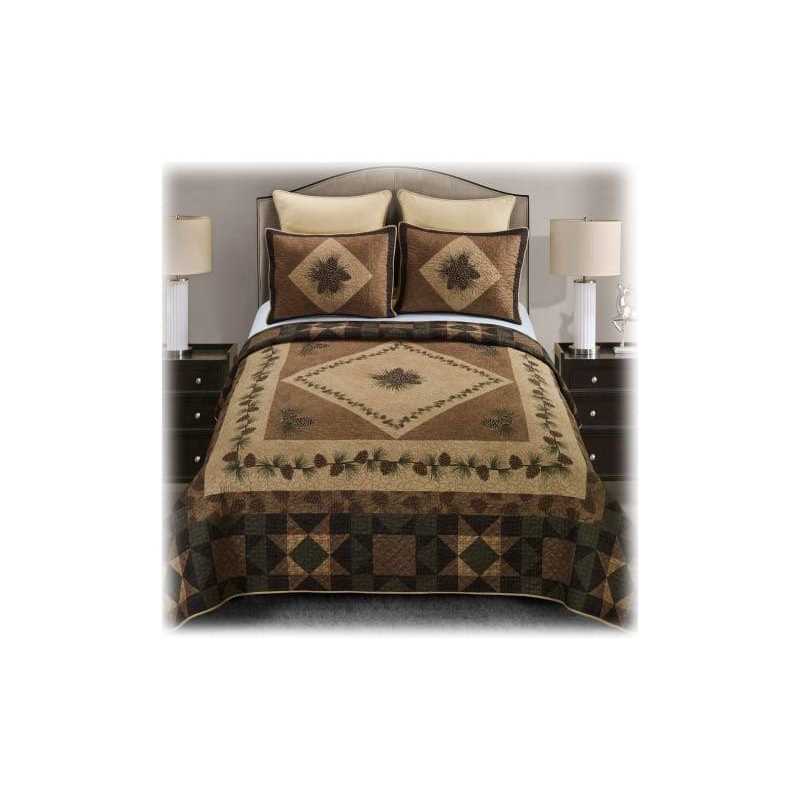 Donna Sharp Antique Pine Quilt Set - Image 3