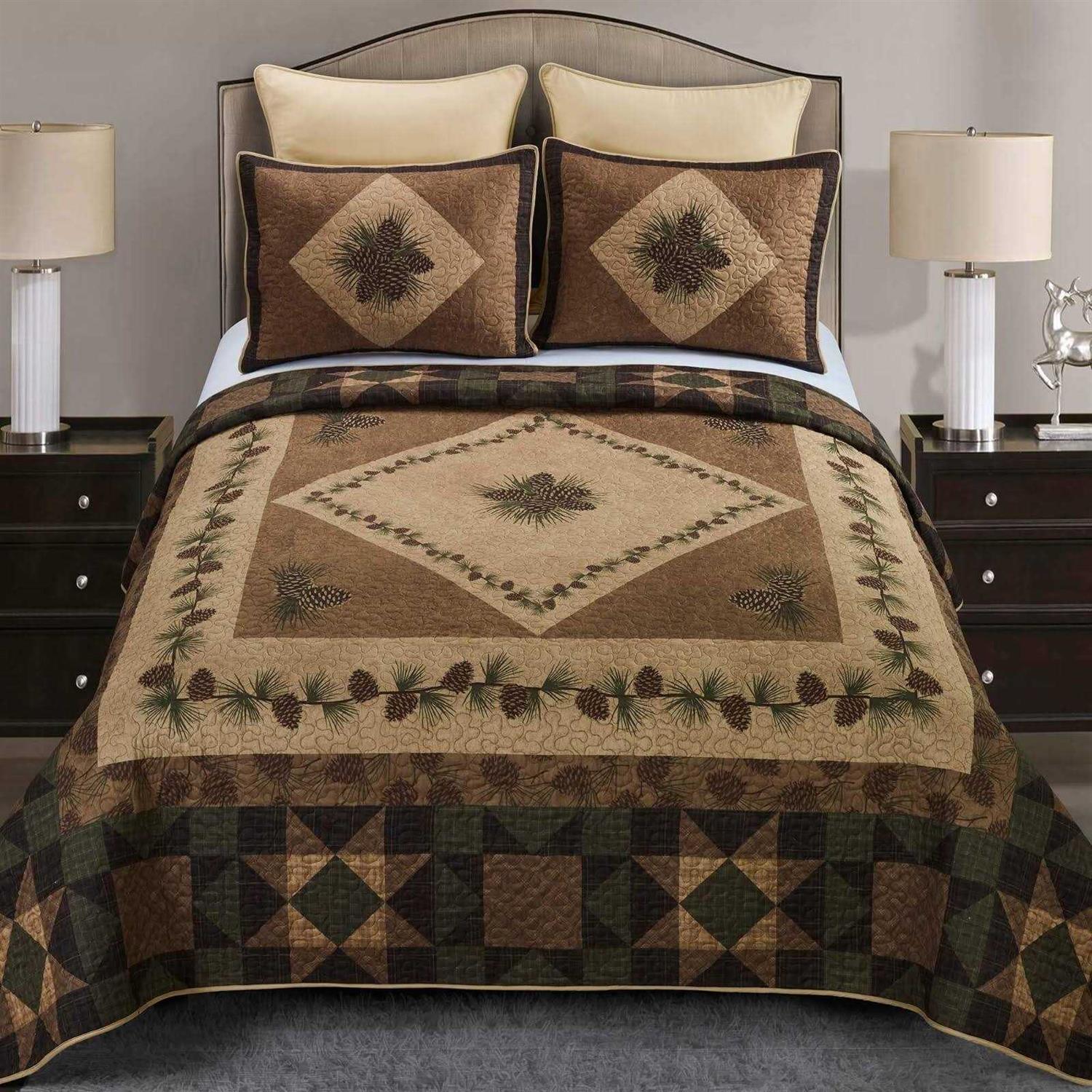 Donna Sharp Antique Pine Quilt Set - Image 4
