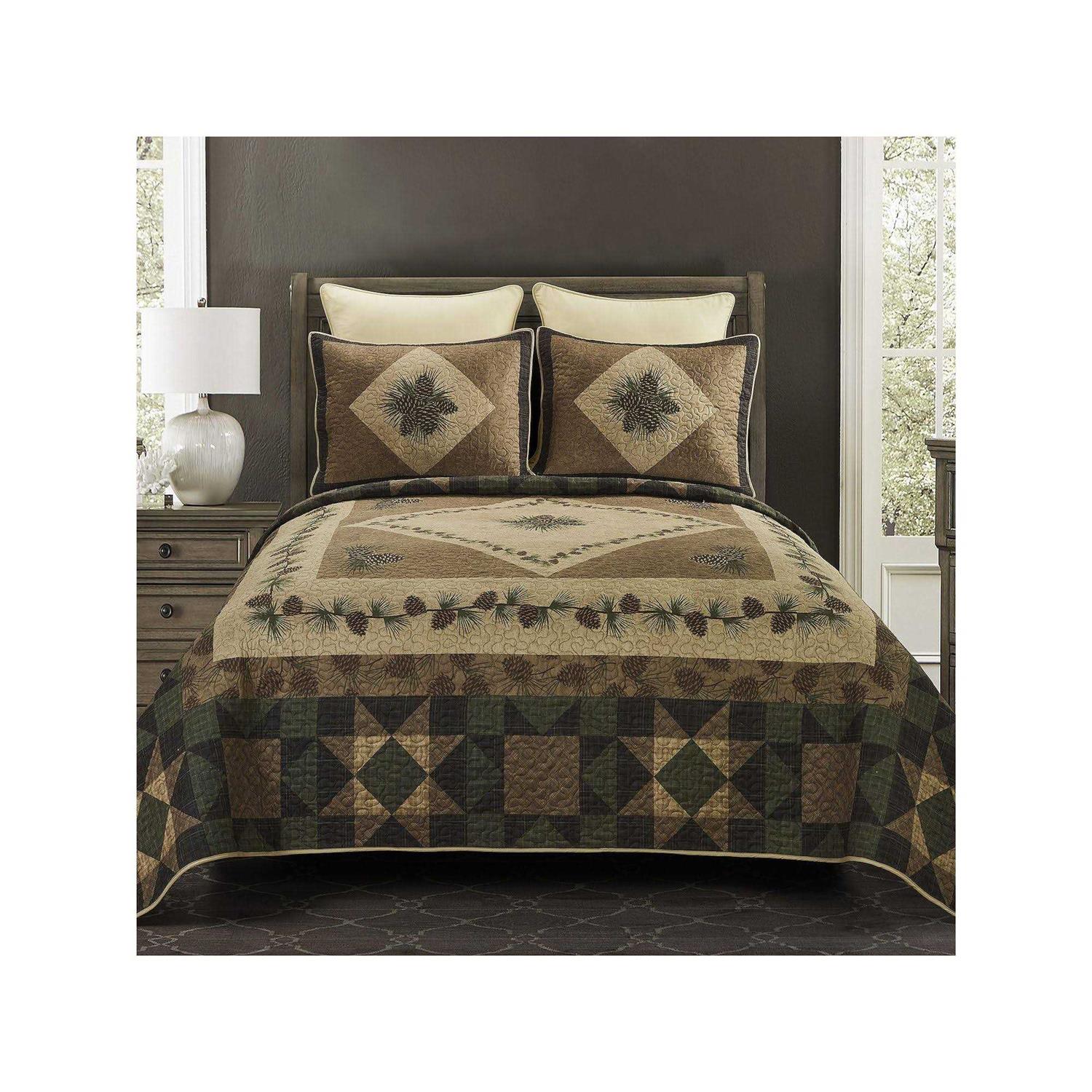 Donna Sharp Antique Pine Quilt Set - Image 5