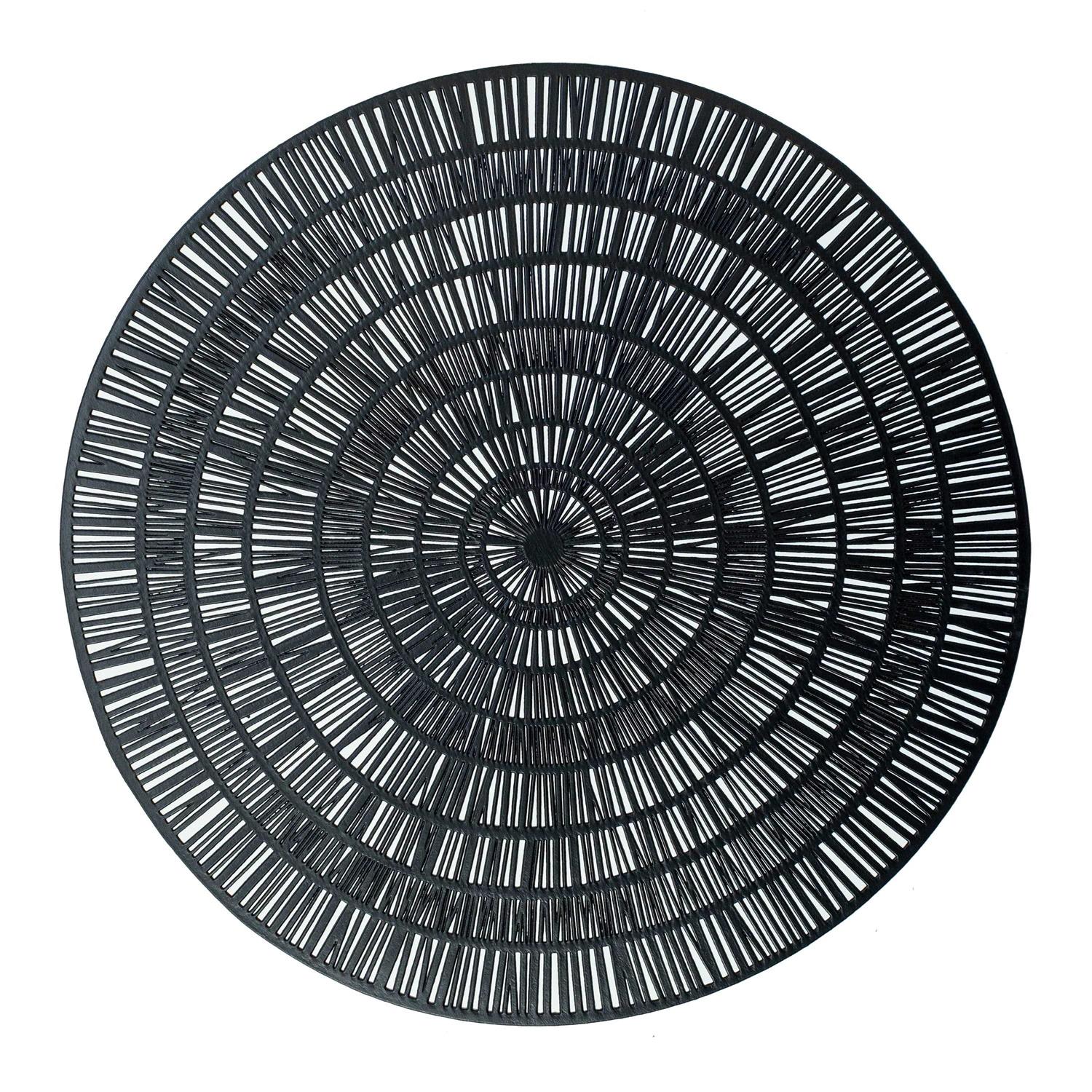 Mainstays Zayne Pressed Vinyl Round Table Placemat