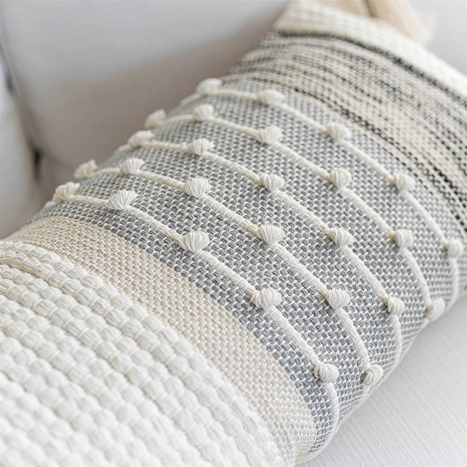 BlissBlush Boho Decorative Throw Pillow Accent Pillow Cover - Image 4