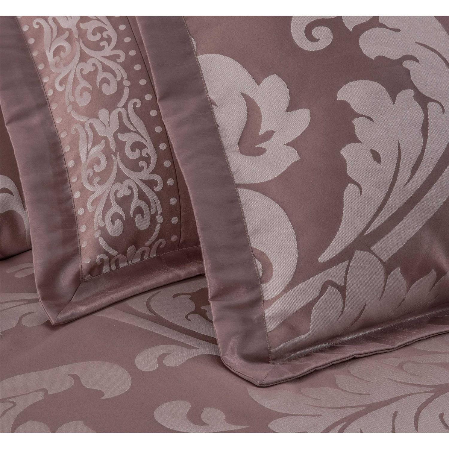 Chezmoi Collection 7-Piece Jacquard Floral Comforter Set - Image 4