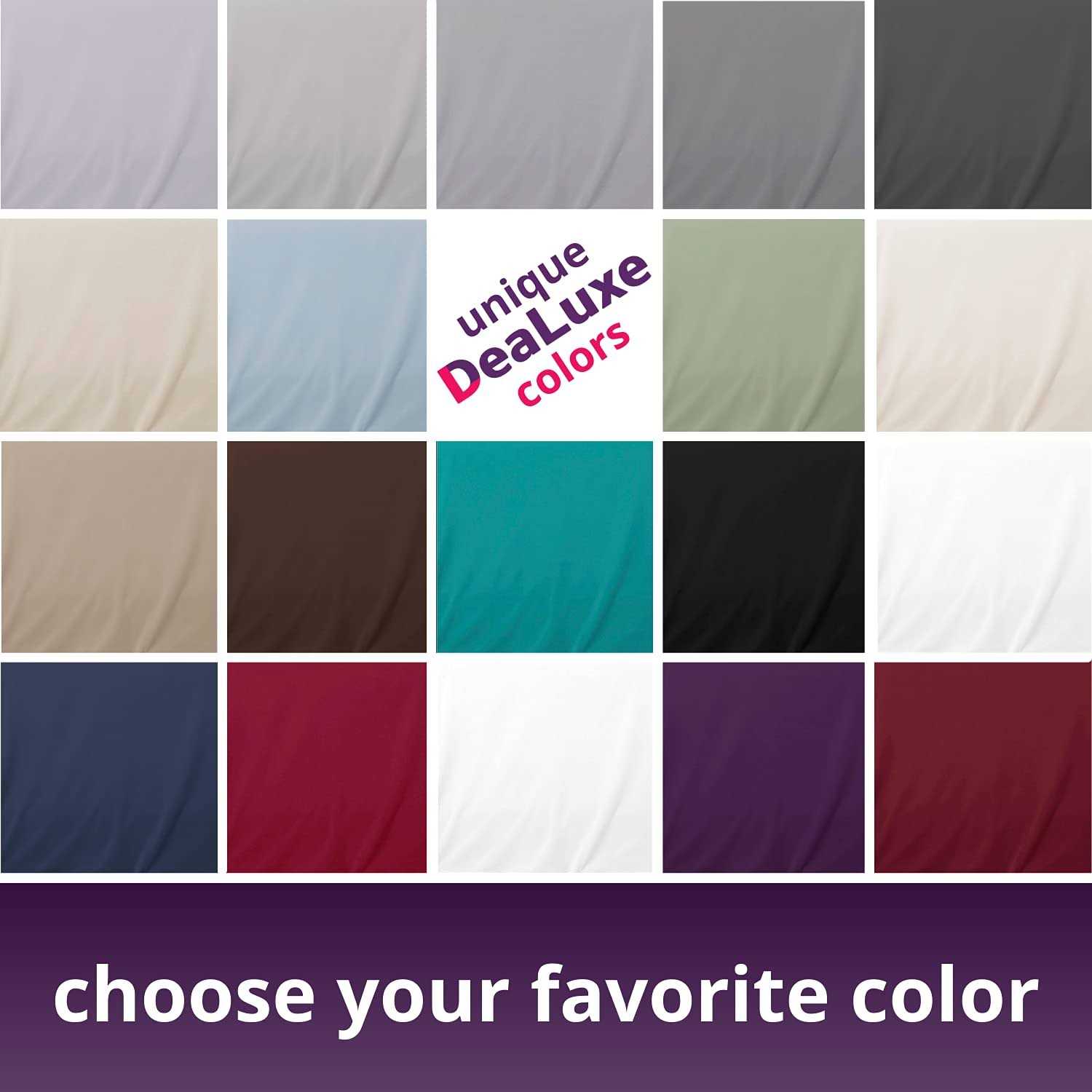 DeaLuxe Deep Pocket Fitted Sheet Extra Deep Pocket Fitted Sheet Only - Image 3