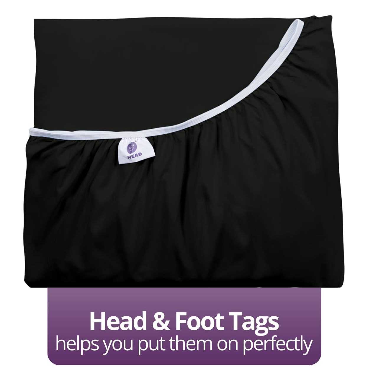 DeaLuxe Deep Pocket Fitted Sheet Extra Deep Pocket Fitted Sheet Only - Image 4