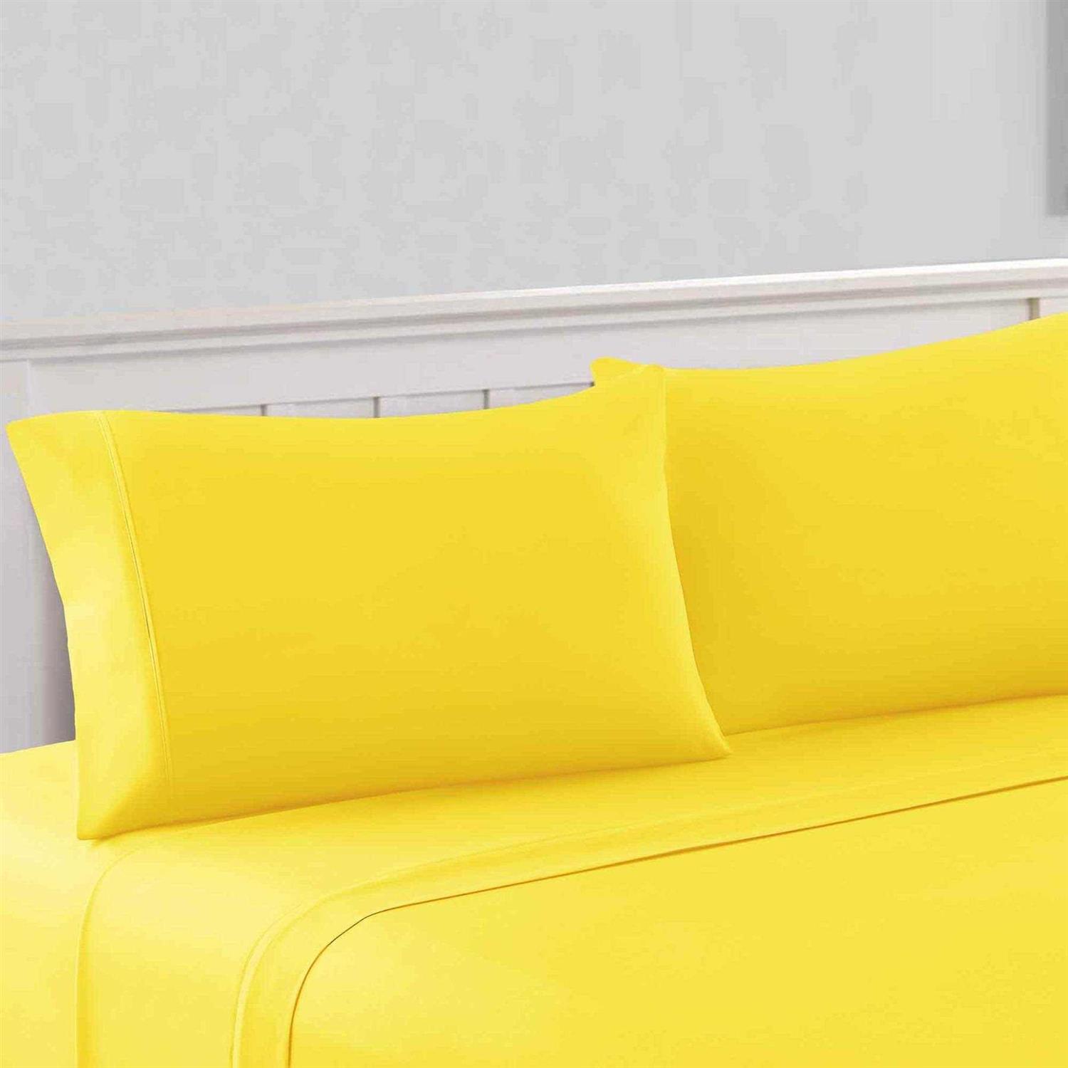 Modern Threads 1800 Series 100 Solid Microfiber 4-Piece Sheet Set - Image 3