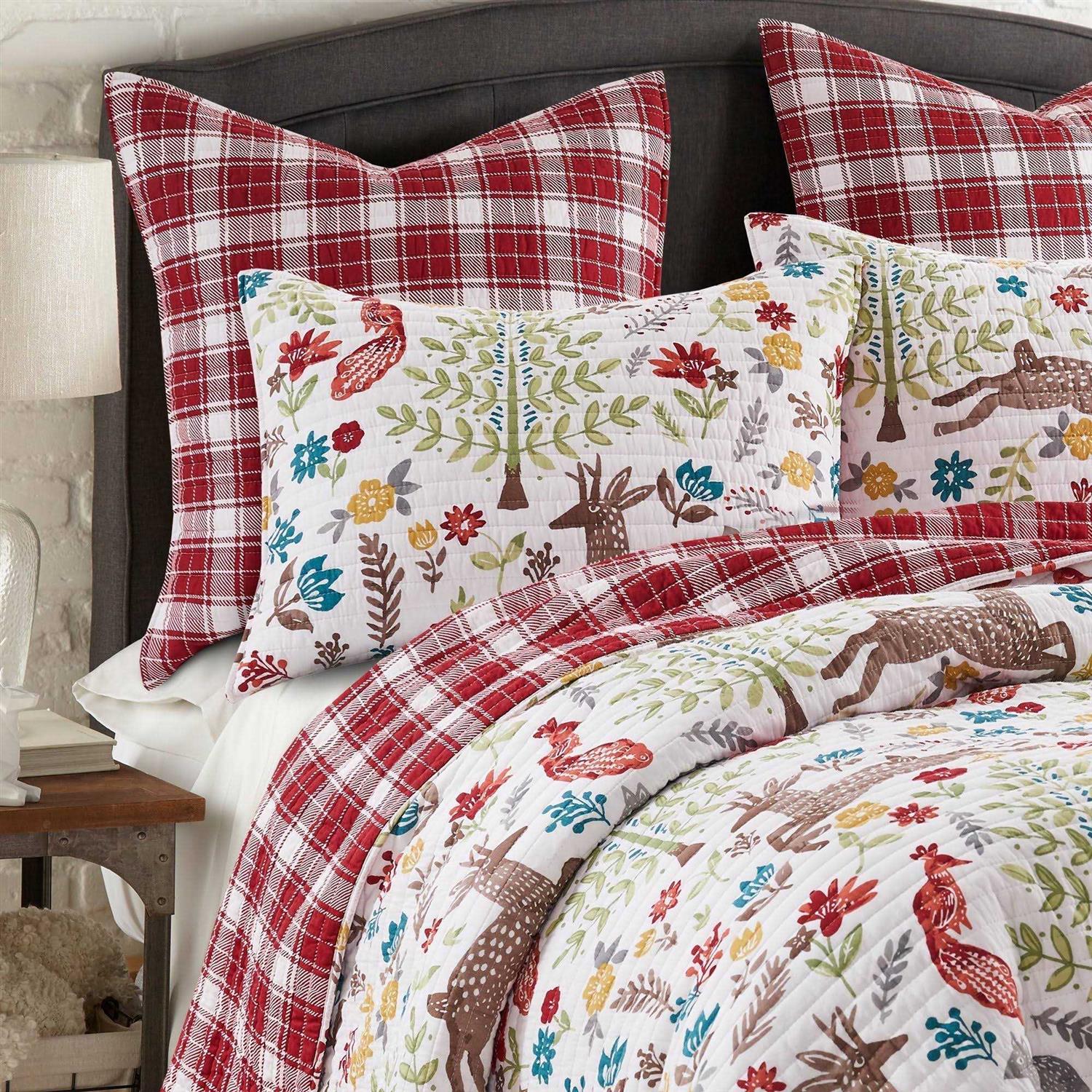 Levtex Home Folk Deer Quilt Set - Image 5