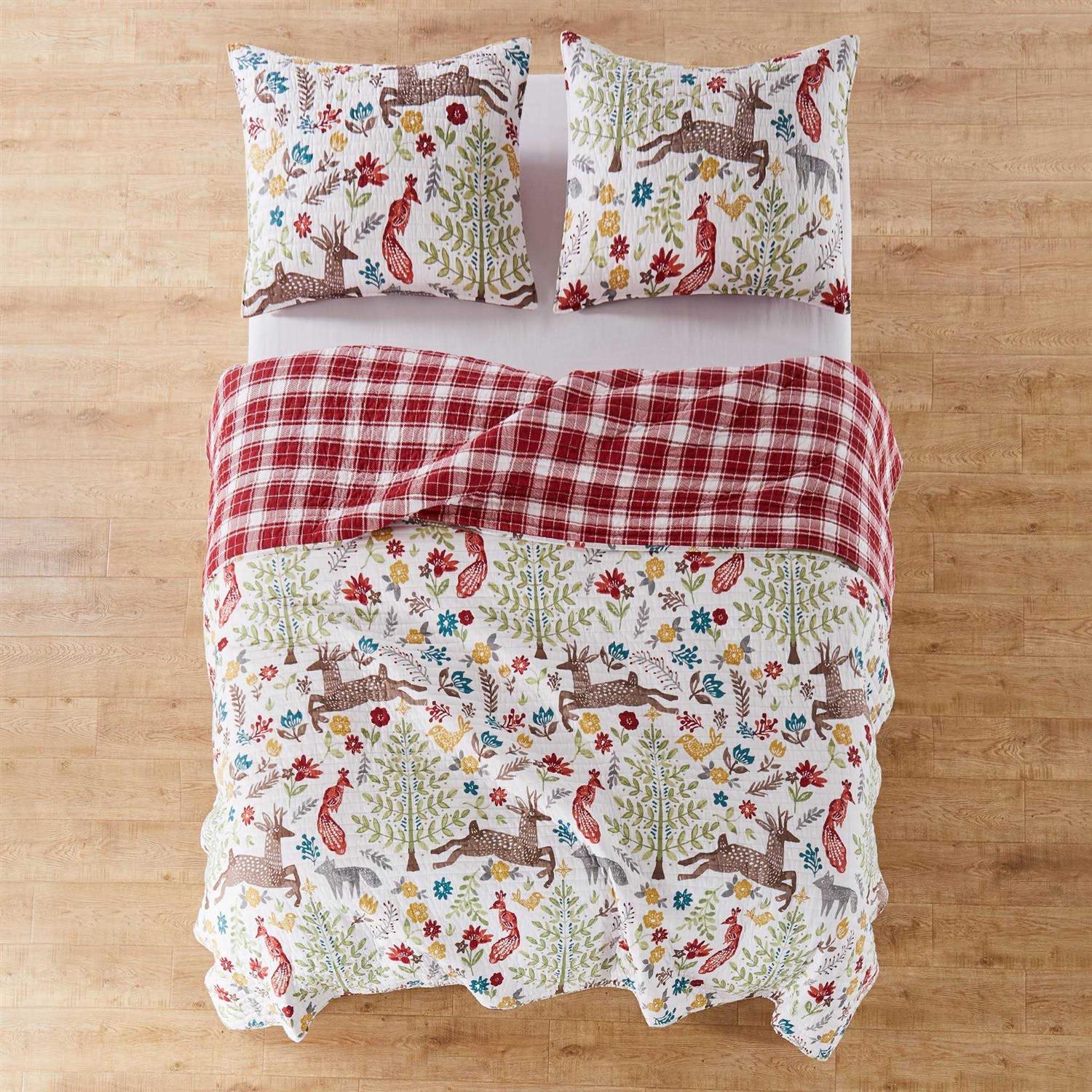 Levtex Home Folk Deer Quilt Set - Image 3