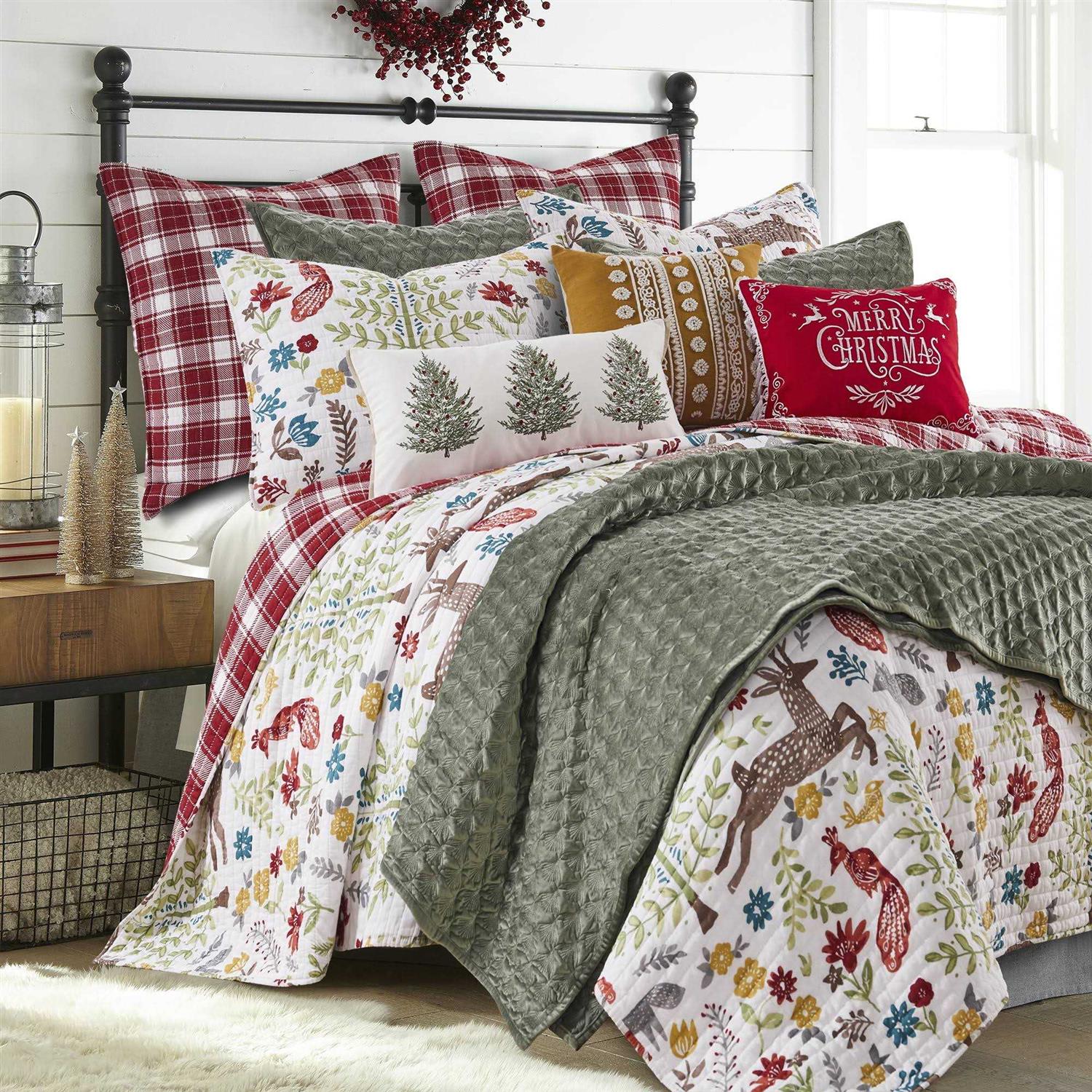 Levtex Home Folk Deer Quilt Set - Image 4