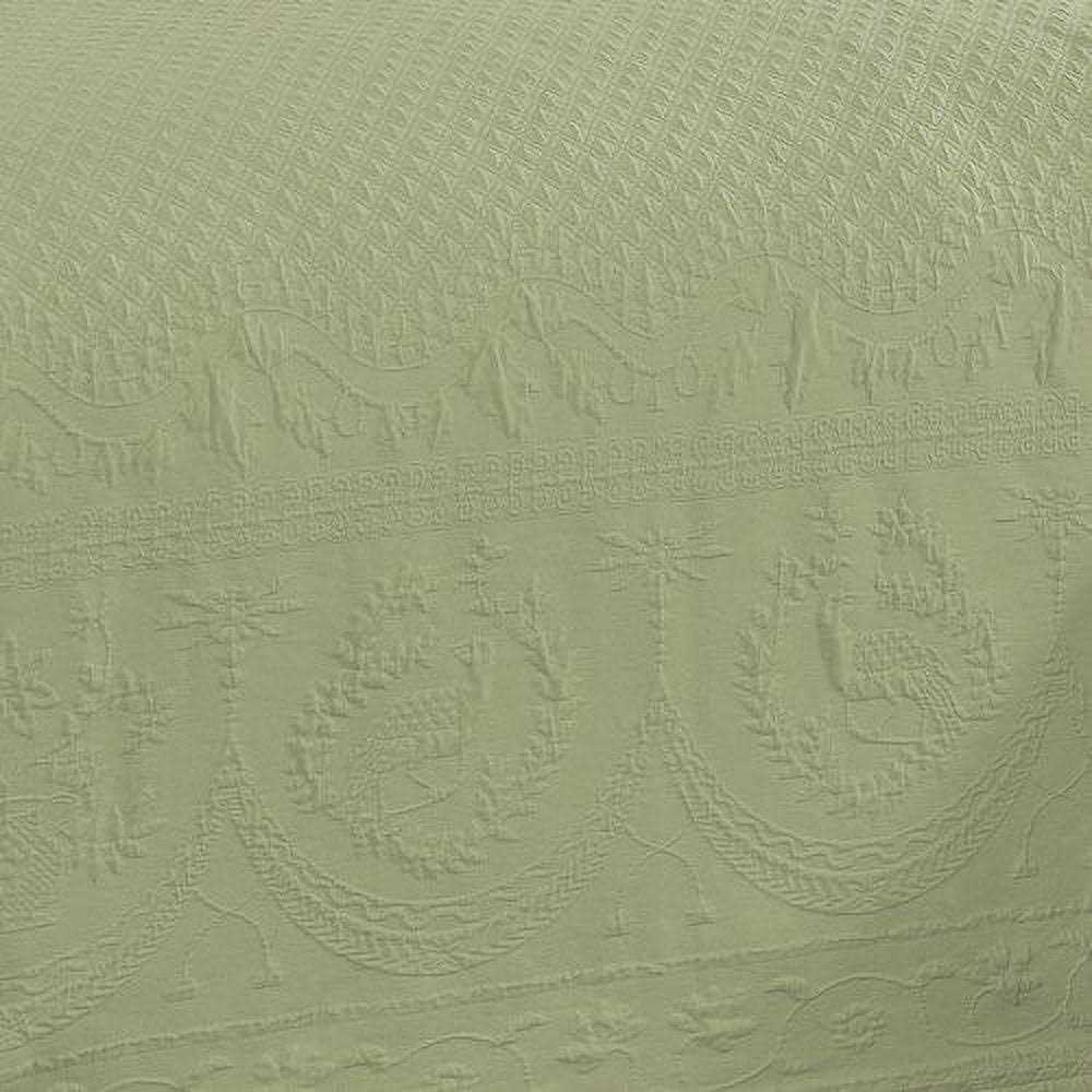 Historic Charleston King Charles Matelasse Bedspread - Image 3