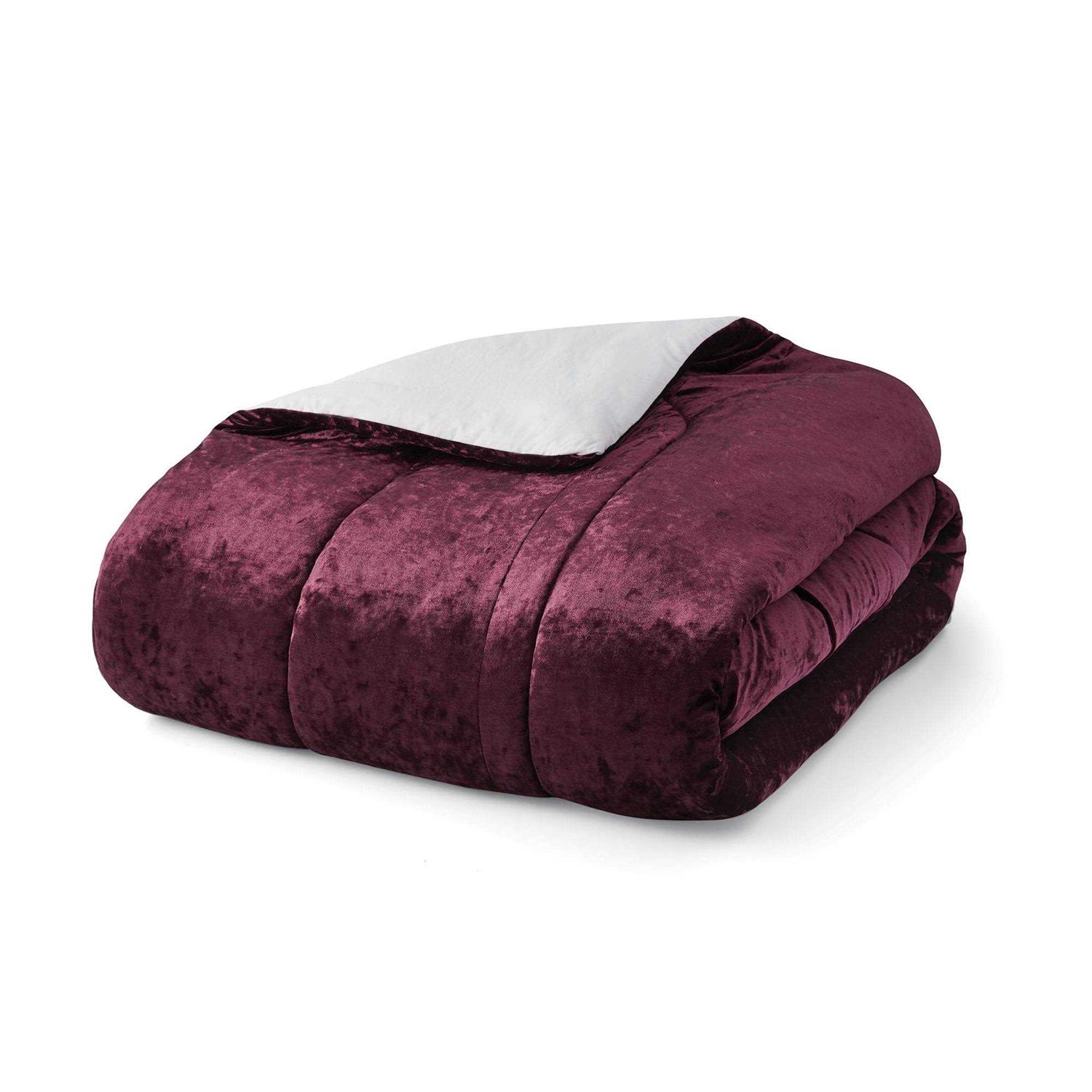 Mainstays Metropolis Velvet 10-Piece Bed in A Bag Bedding Set w/Bonus Sheet Set + Pillows - Image 2