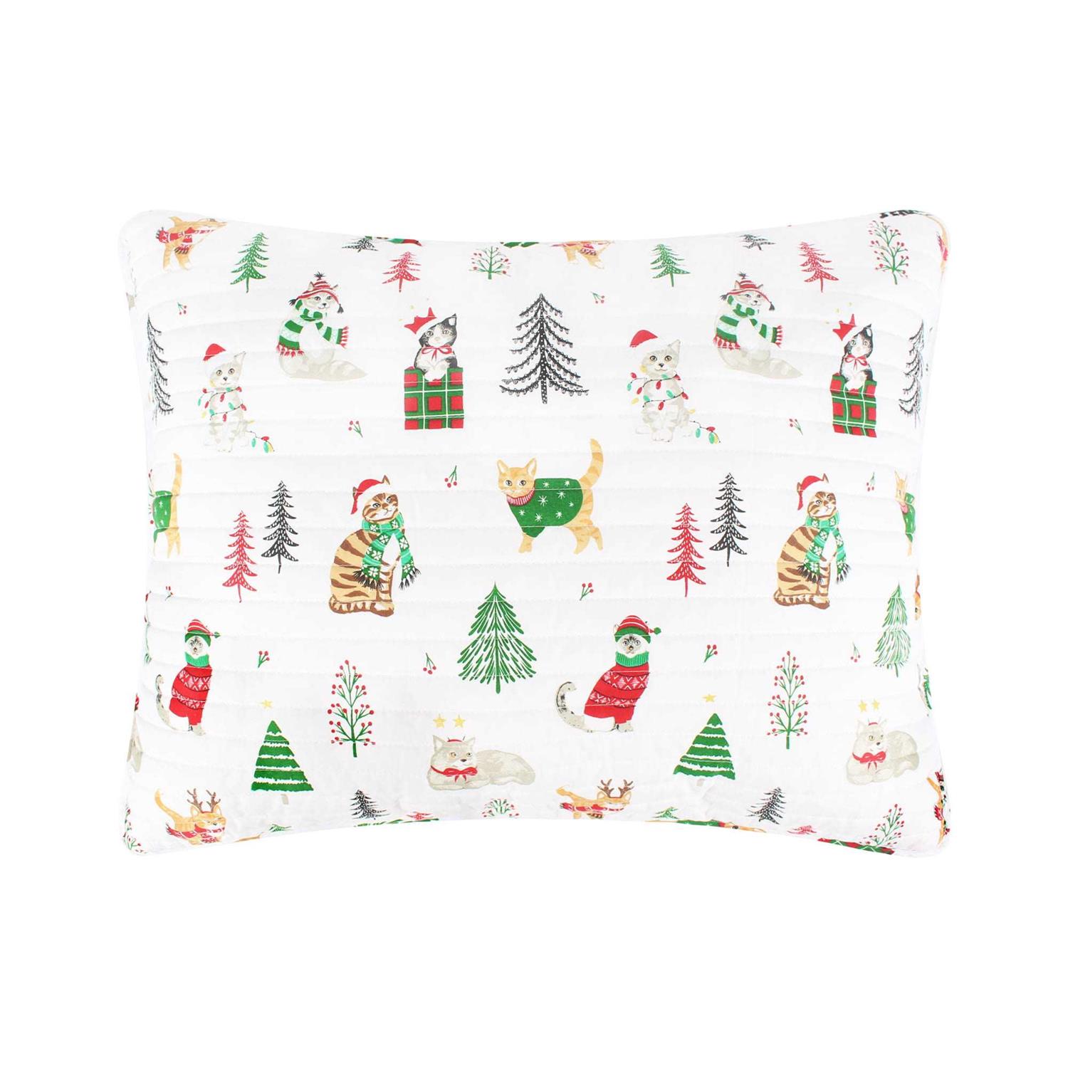 Levtex Home Meowy Christmas Quilt Set - Image 3