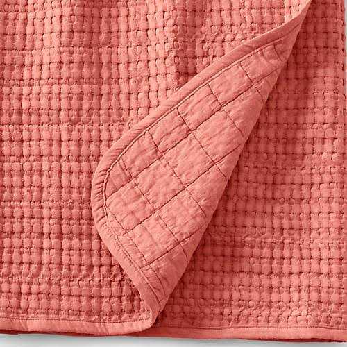 Lands' End Waffle Weave Throw Blanket - Image 2