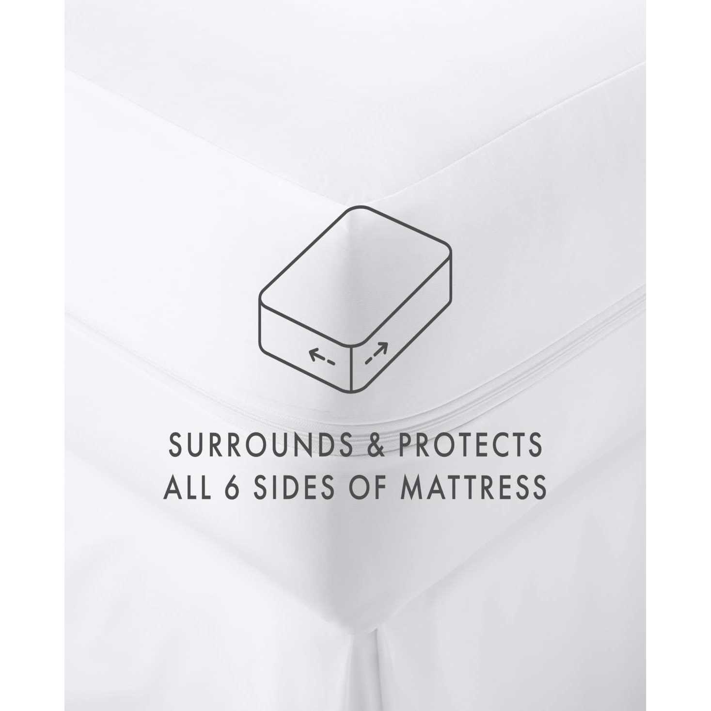 Home Collection Premium Bed Bug And Spill Proof Zippered Mattress Protector - Image 4