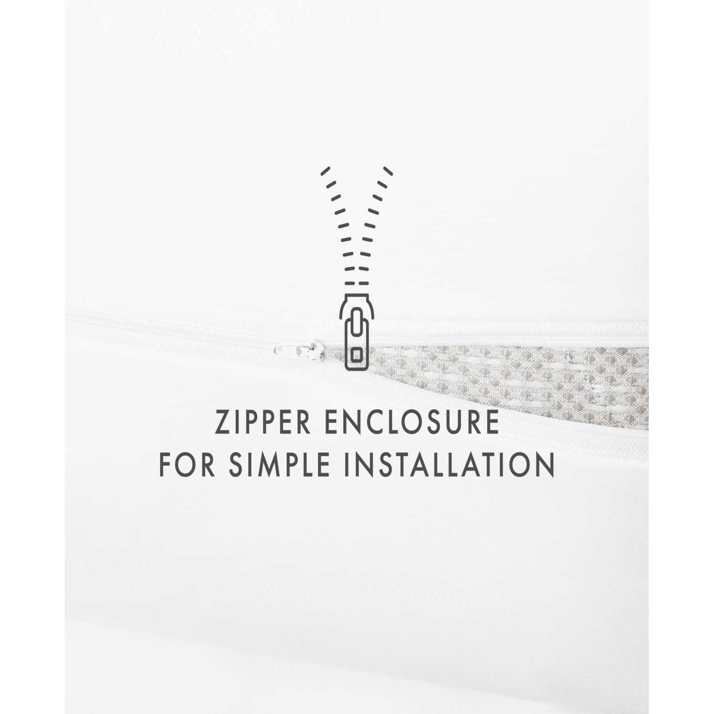 Home Collection Premium Bed Bug And Spill Proof Zippered Mattress Protector - Image 5