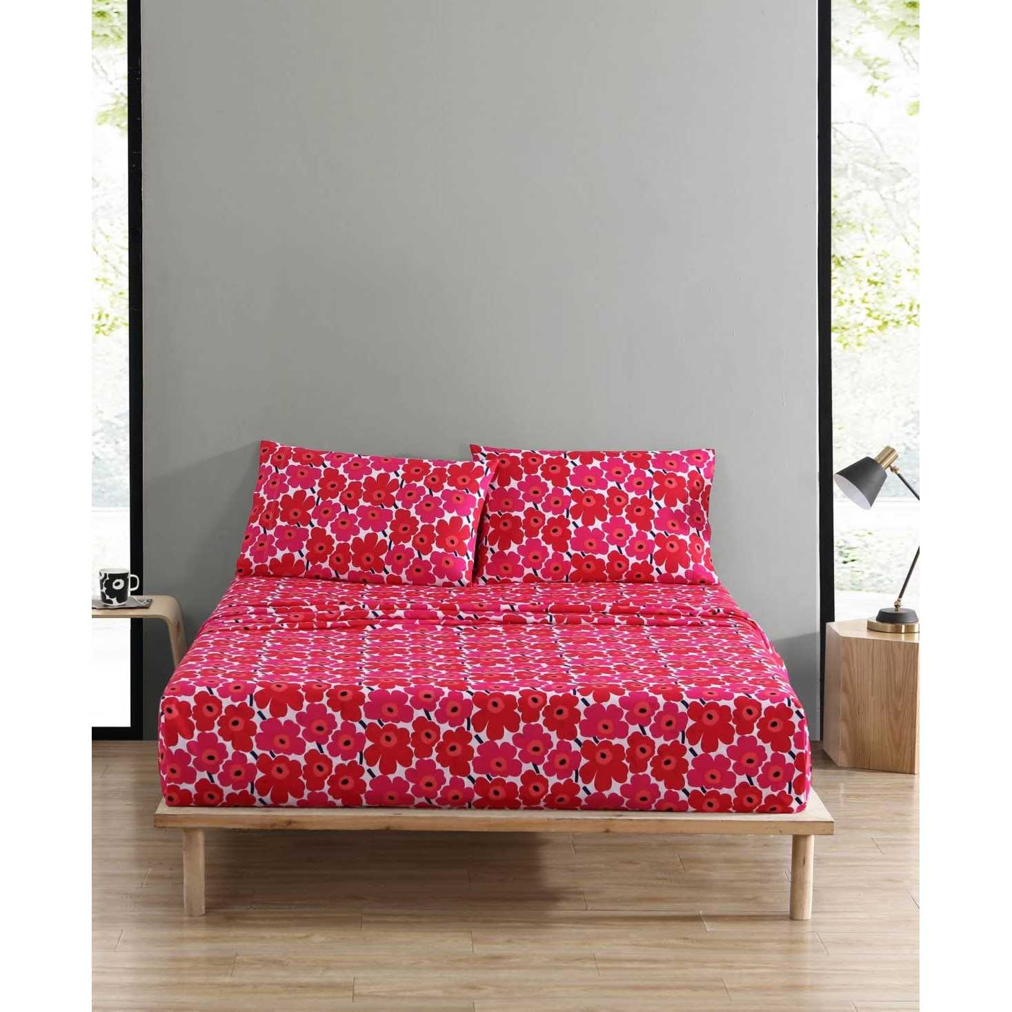 Marimekko Unikko Cotton Percale Sheet Set - Image 3