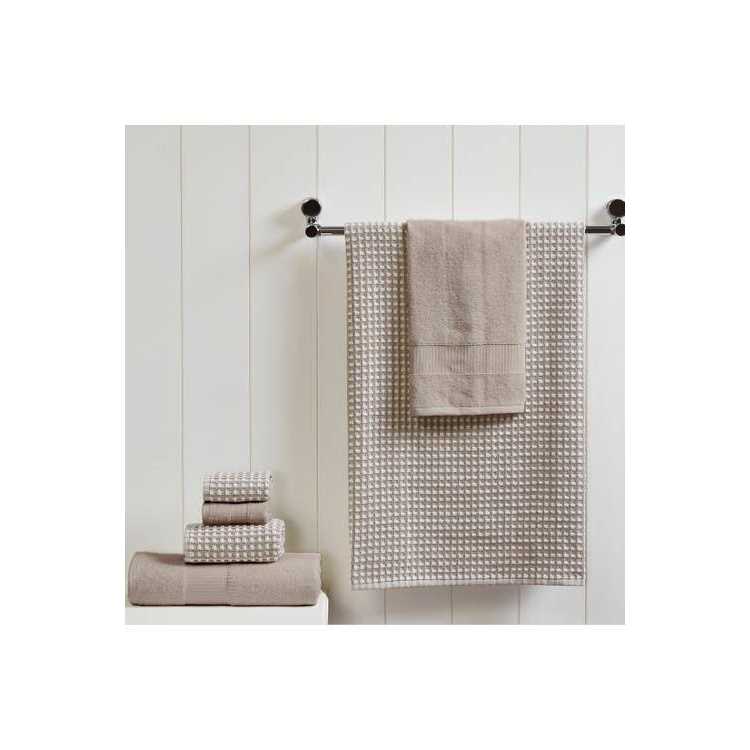 Modern Threads 6-Piece Yarn Dyed Cobblestone Jacquard Towel Set - Image 5
