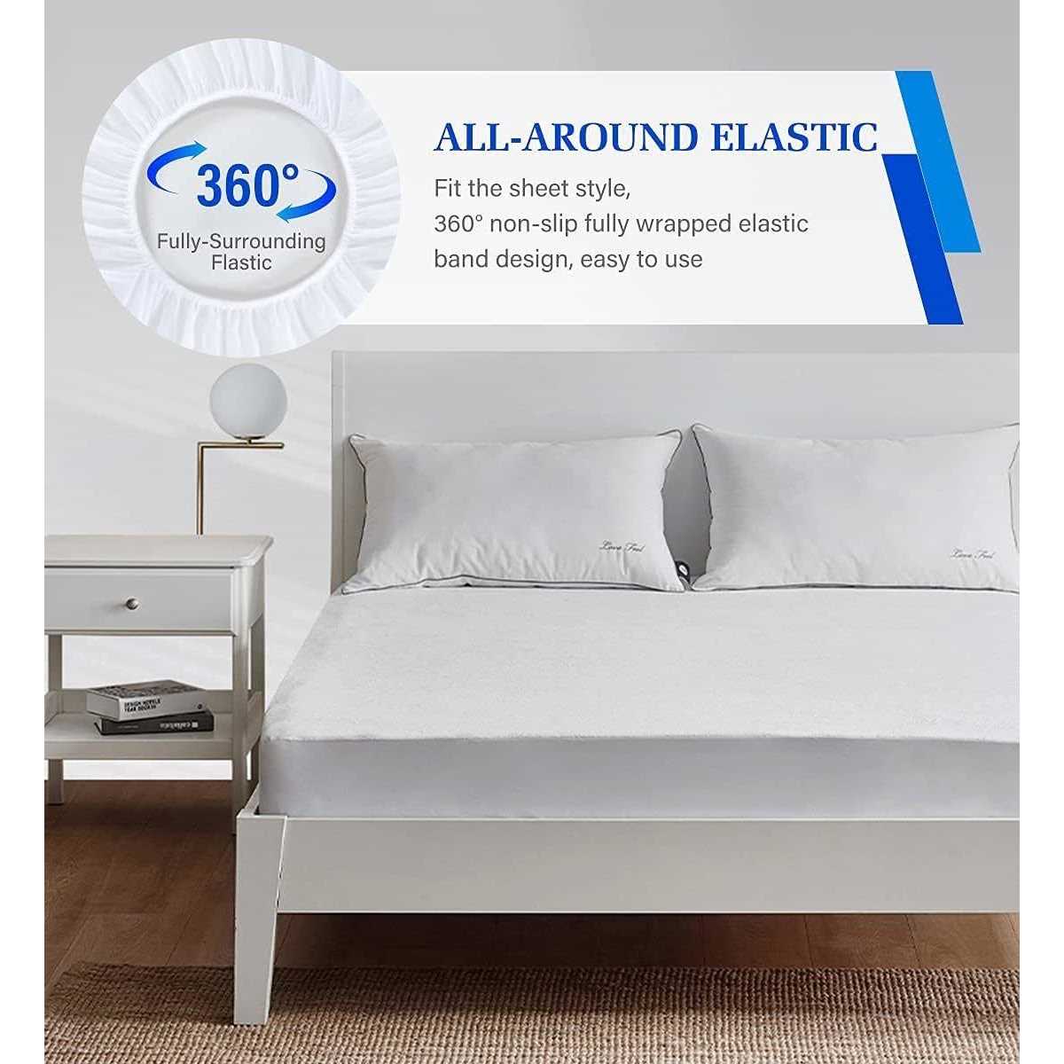 Mattress Protector Waterproof Mattress Protector Mattress Pad Cover Noiseless - Image 4