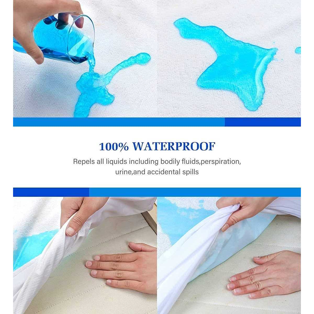Mattress Protector Waterproof Mattress Protector Mattress Pad Cover Noiseless - Image 5