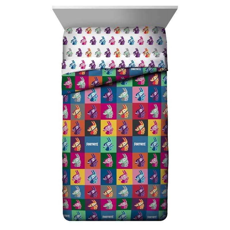 Jay Franco Fortnite Neon Warhol 5 Piece Full Bed Set - Image 5