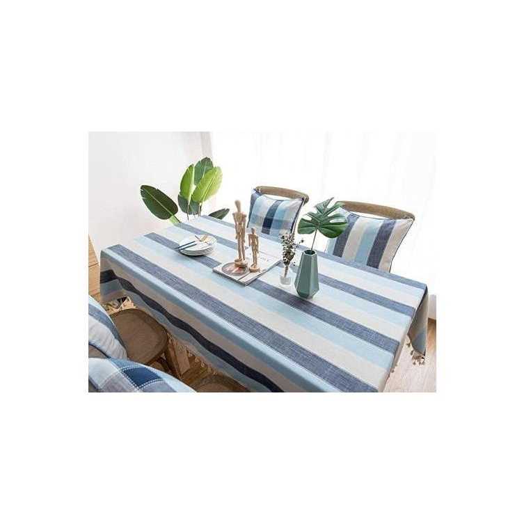 Linenlux Stylish Square Rectangular Tablecloth/table Cover for Kitchen Dinning Tabletop Decoration Striped Rectangle/oblong 53 X - Image 4