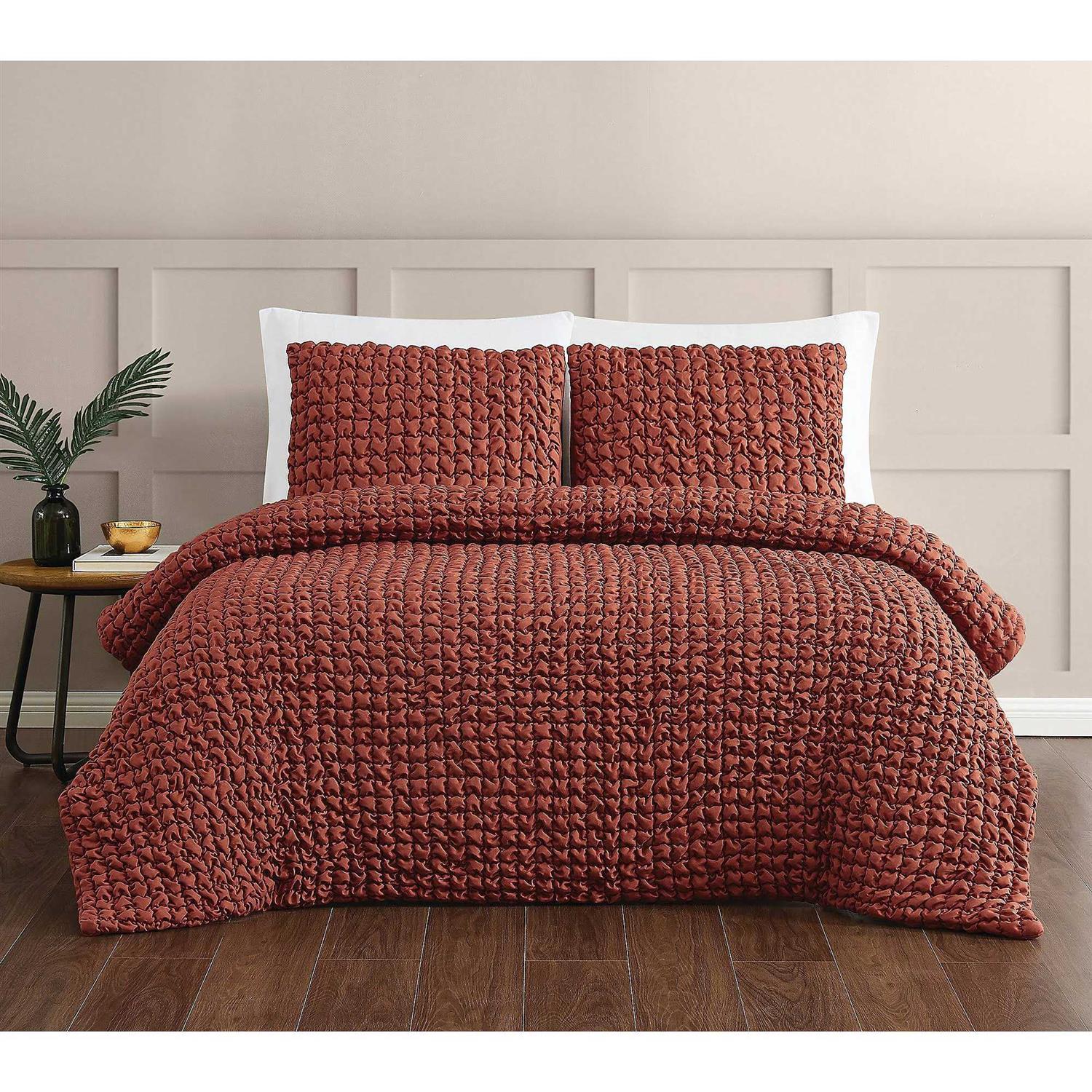 Christian Siriano NY Textured Puff Comforter Set - Image 5