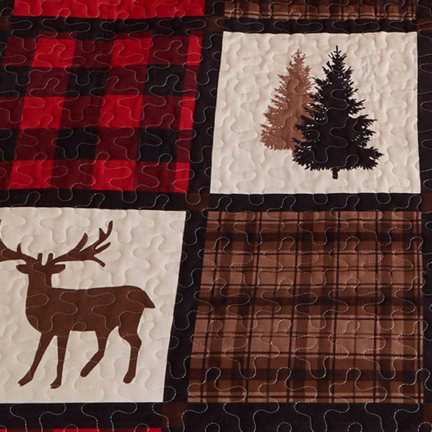 Great Bay Home Stonehurst Lodge Reversible Quilt Set - Image 4