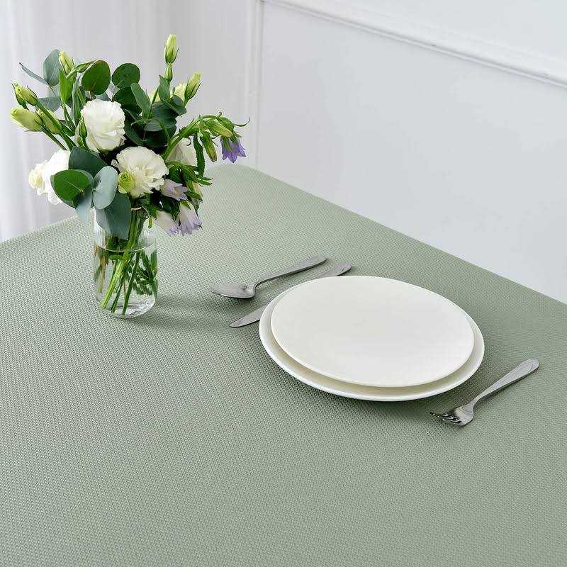 Maxmill Jacquard Table Cloth Spillproof Wrinkle Heavy Weight Soft Tablecloth - Image 3