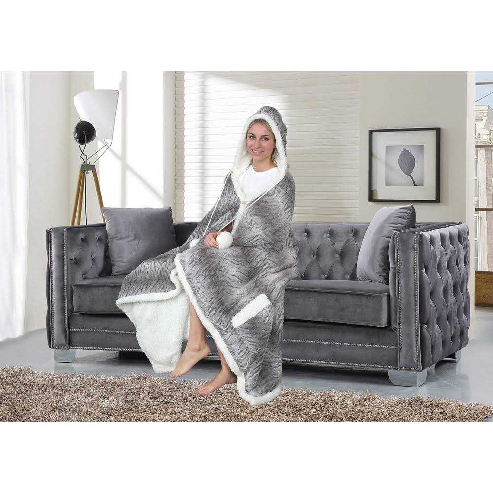 Chic Home Snuggle Hoodie Wearable Blanket - Image 3