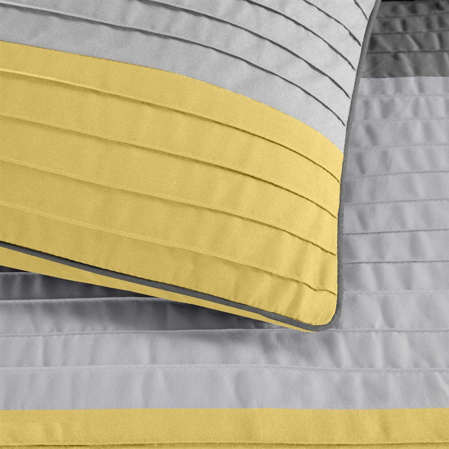 Chezmoi Collection 8 Piece Luxury Striped Comforter Set - Image 4