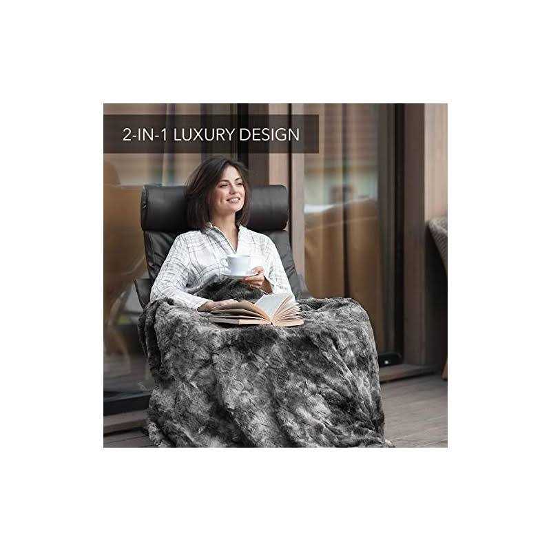 Everlasting Comfort Luxury Faux Fur Throw Blanket - Image 5