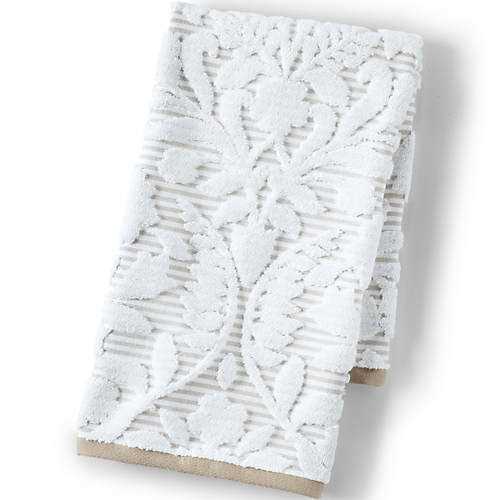 Lands' End Cotton Sculpted Bath Towel Set - Image 4