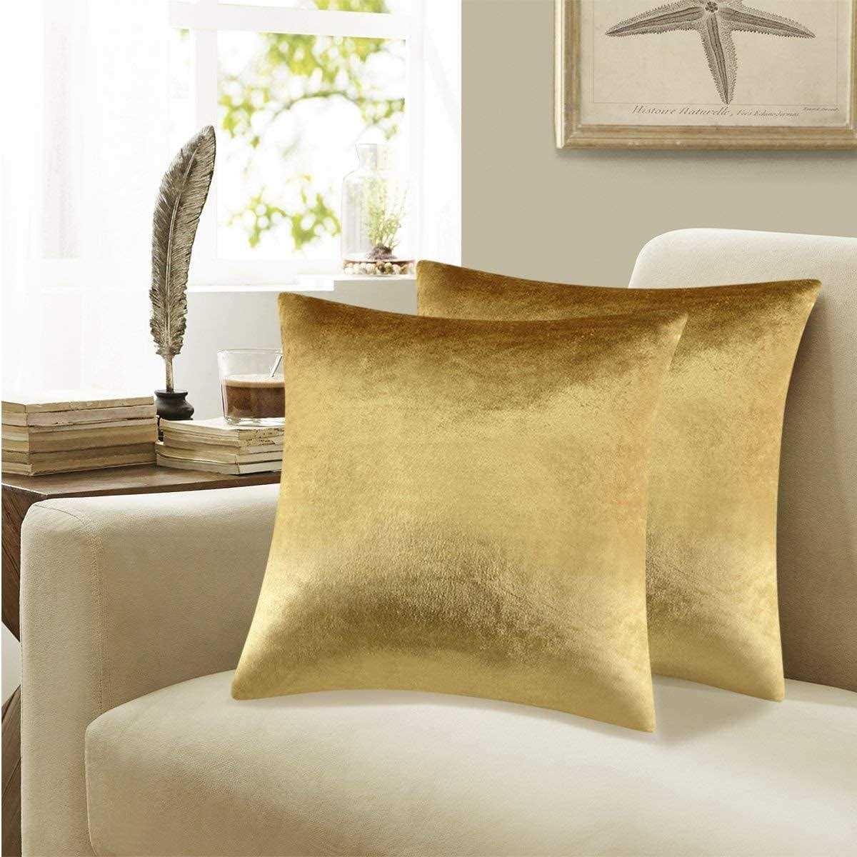 Gigizaza Velvet Decorative Throw Pillow Covers Sofa Cushion - Image 5