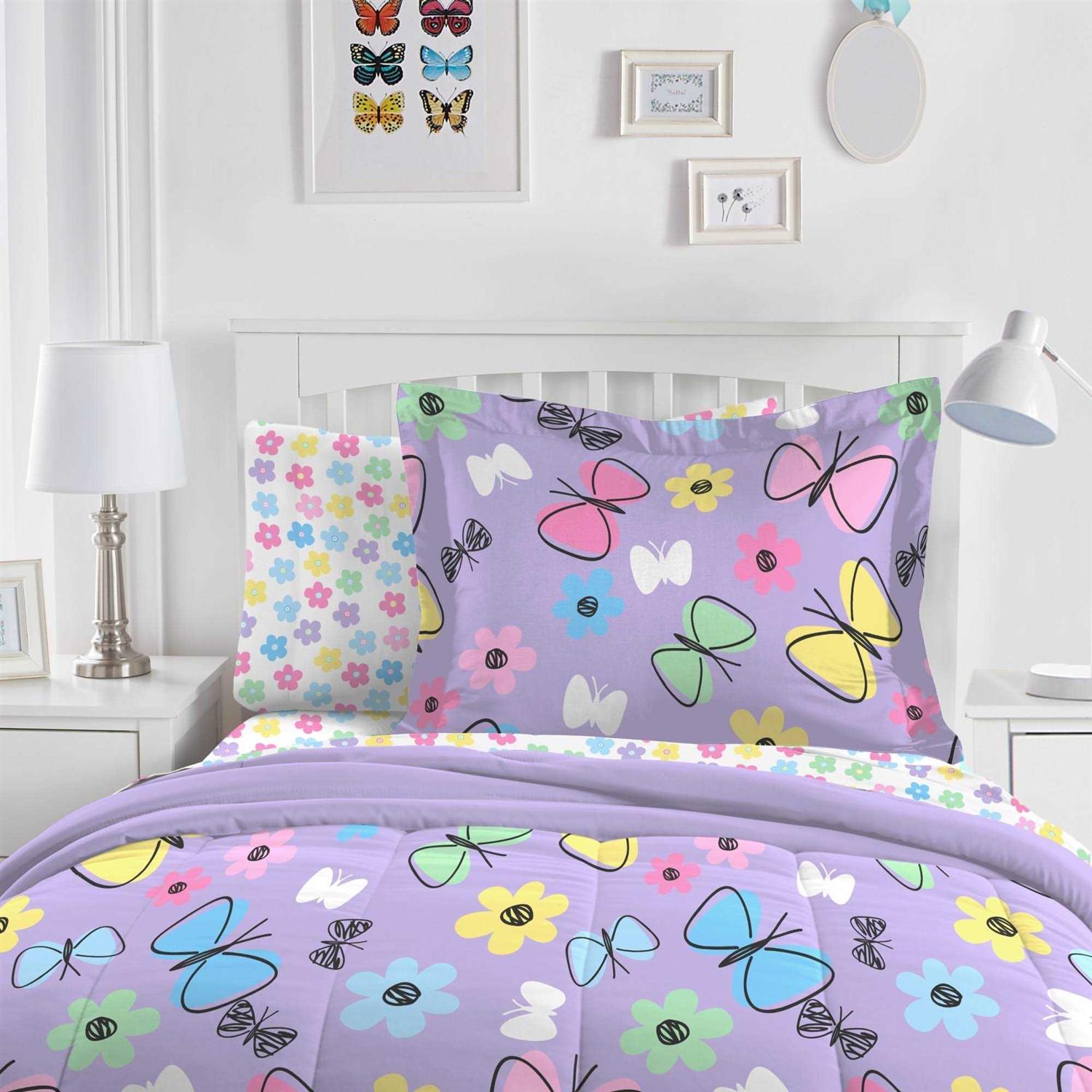 Dream Factory Butterfly Comforter Set - Image 5