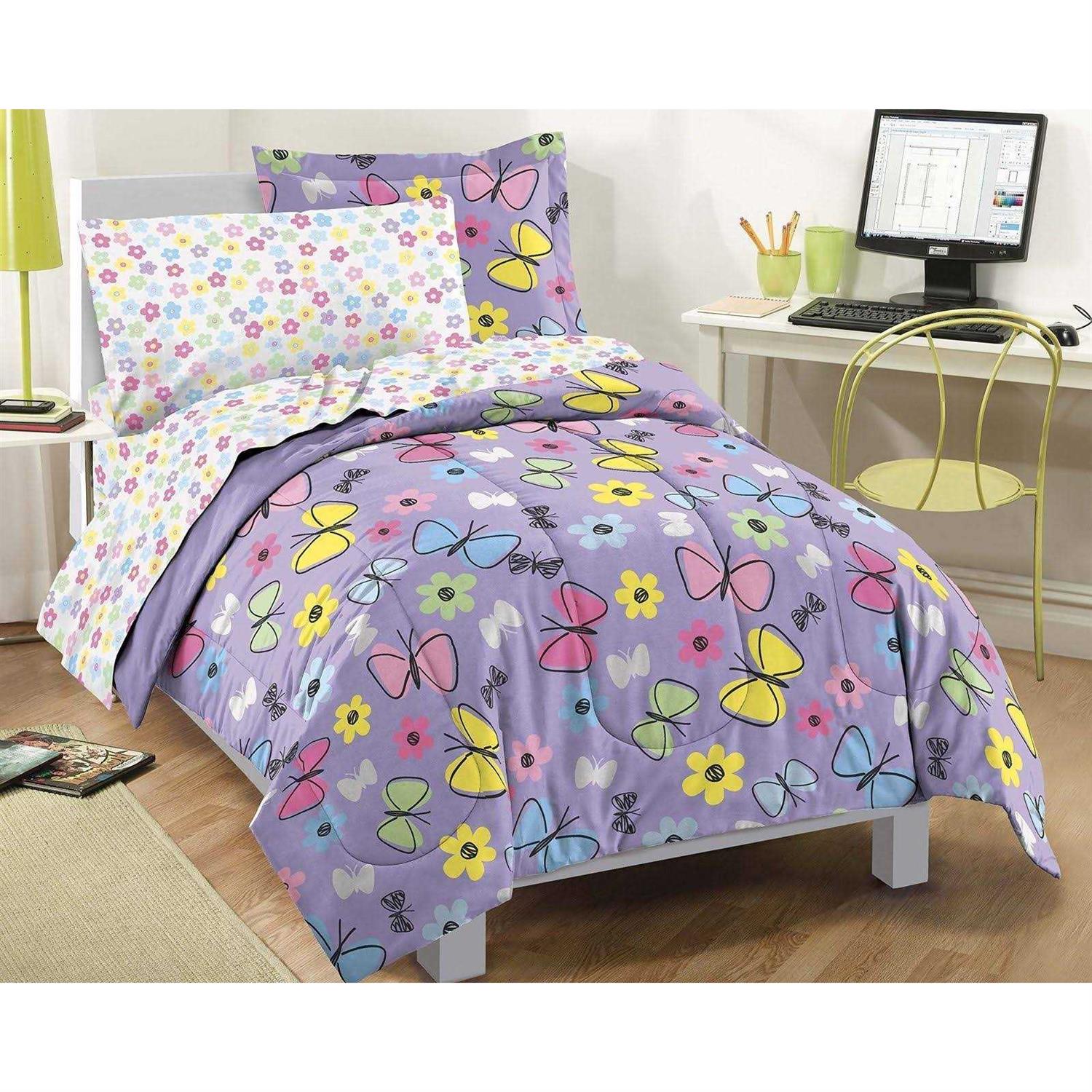 Dream Factory Butterfly Comforter Set - Image 3