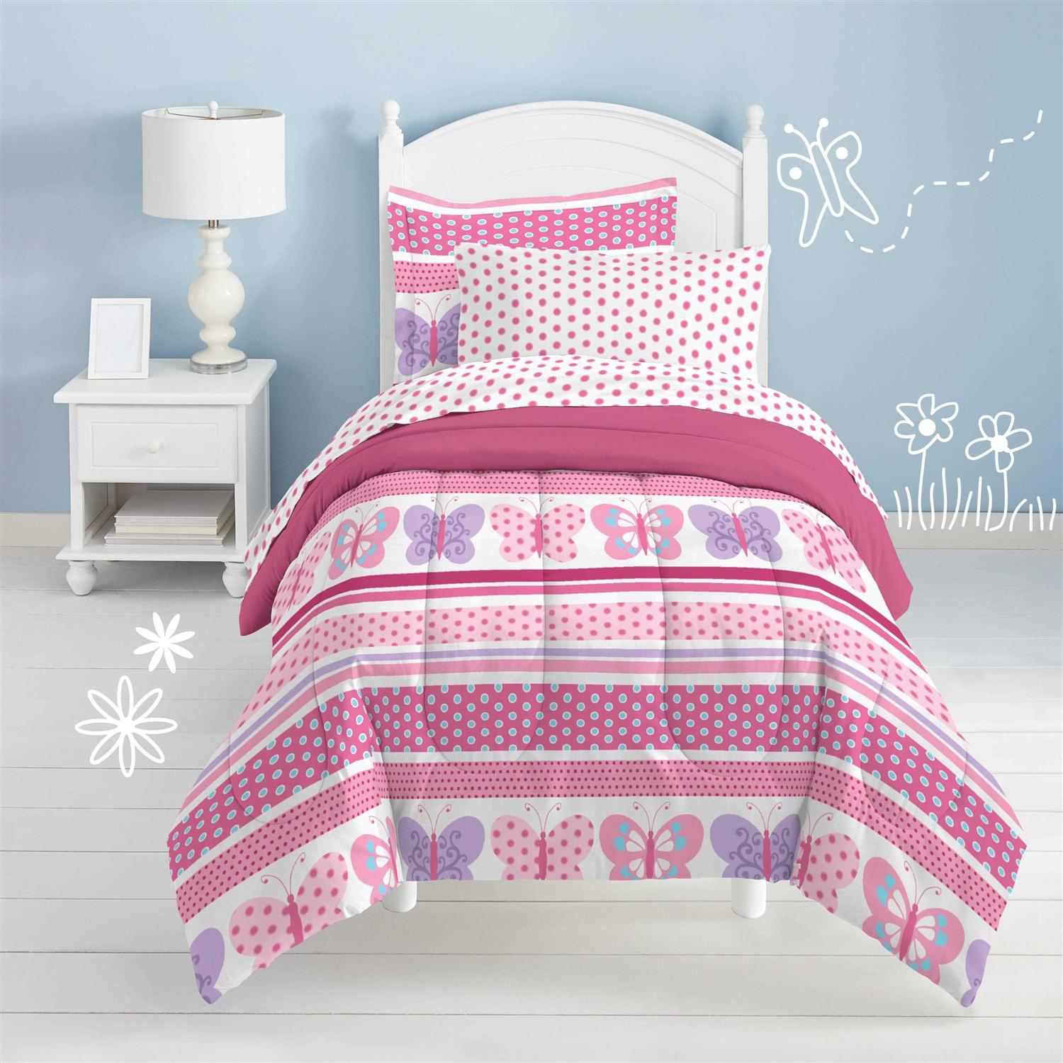 Dream Factory Butterfly Comforter Set - Image 4