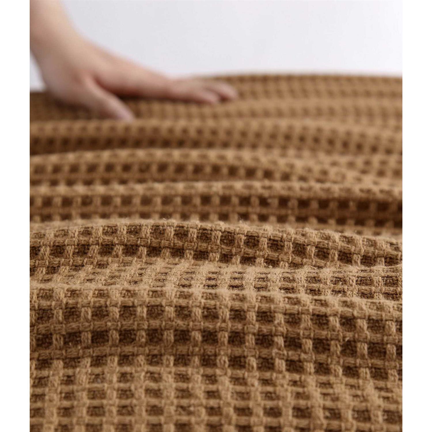 Eddie Bauer Solid Waffle Cotton Blanket - Image 3