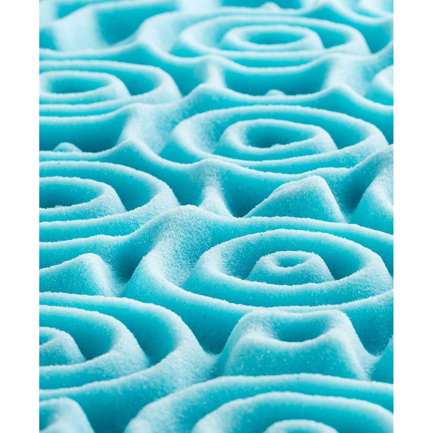 Linenspa Essentials Zoned Gel Memory Foam Mattress Topper - Image 4