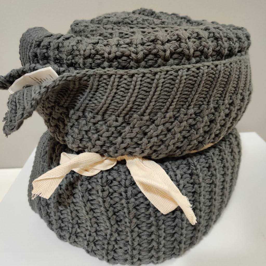 Truly Soft 50x60 Chunky Knit Organic Throw Blanket - Image 5