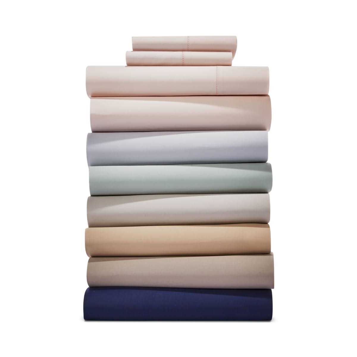 Hudson Park Collection 680TC Flat Sateen Sheet