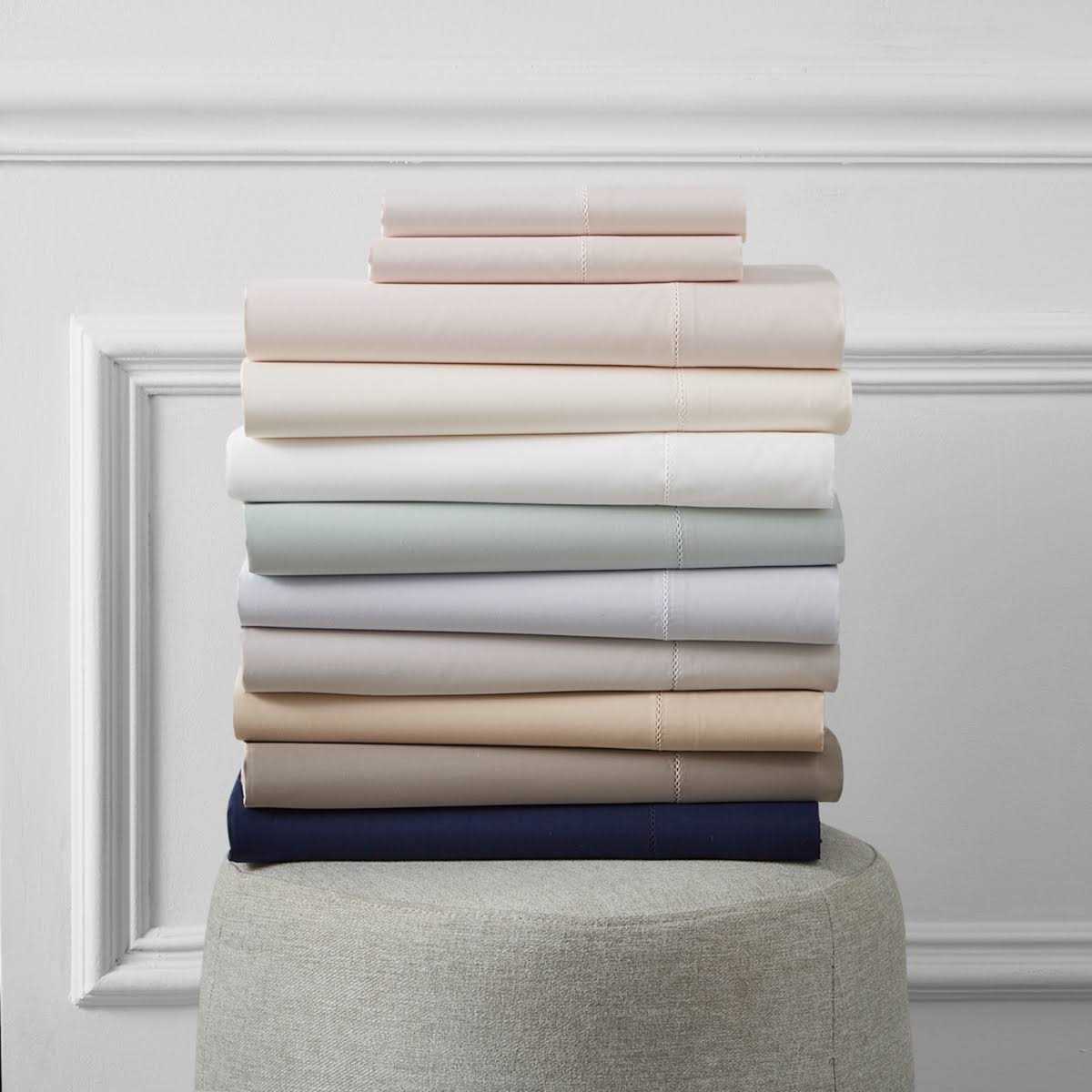 Hudson Park Collection 680TC Flat Sateen Sheet - Image 2