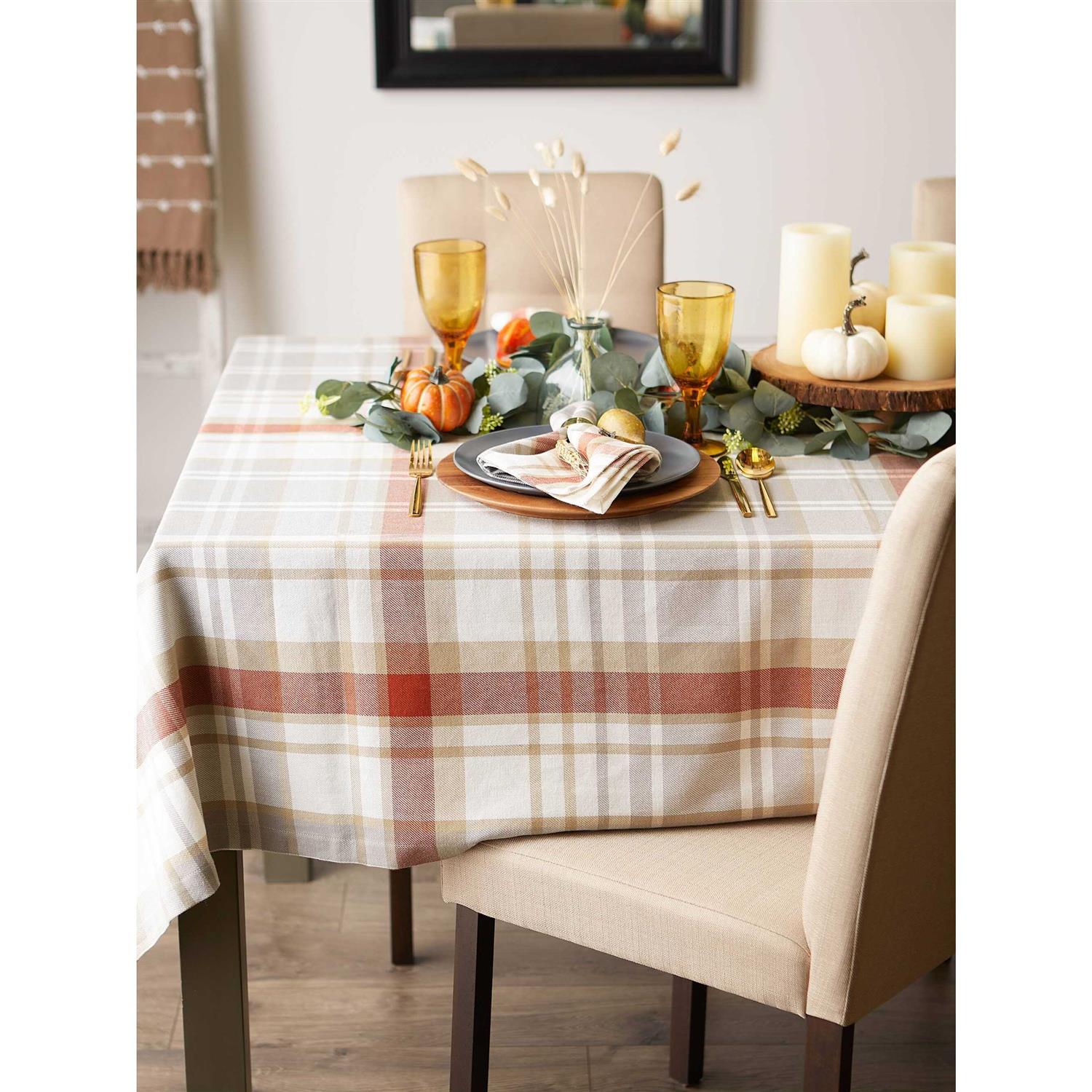DII Cozy Picnic Plaid Tablecloth - Image 3