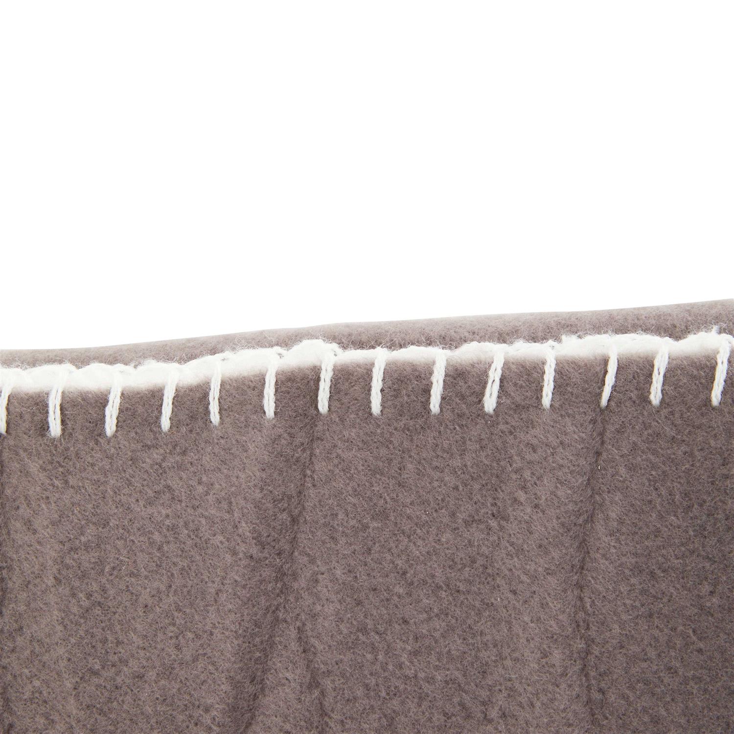 EveryYay Dark Gray Let's Snuggle Cozy Sherpa Pet Throw - Image 3