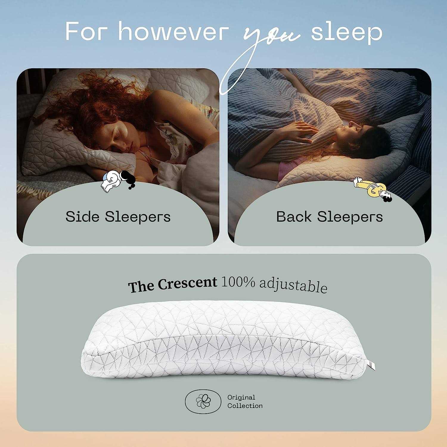 Coop Sleep Goods The Original Crescent Pillow - Image 3
