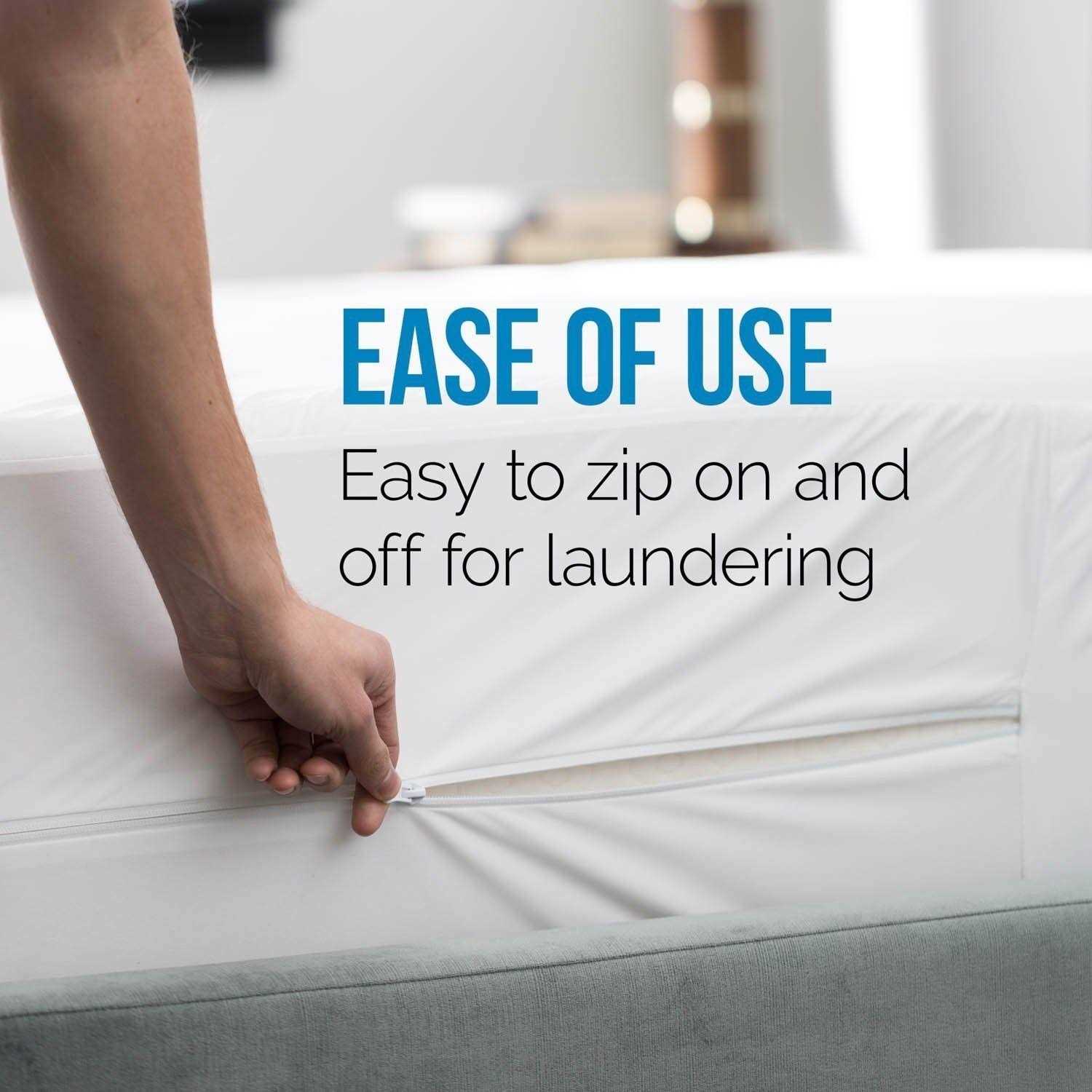 Lucid Bed Bug and Waterproof Encasement Mattress Protector - Image 4