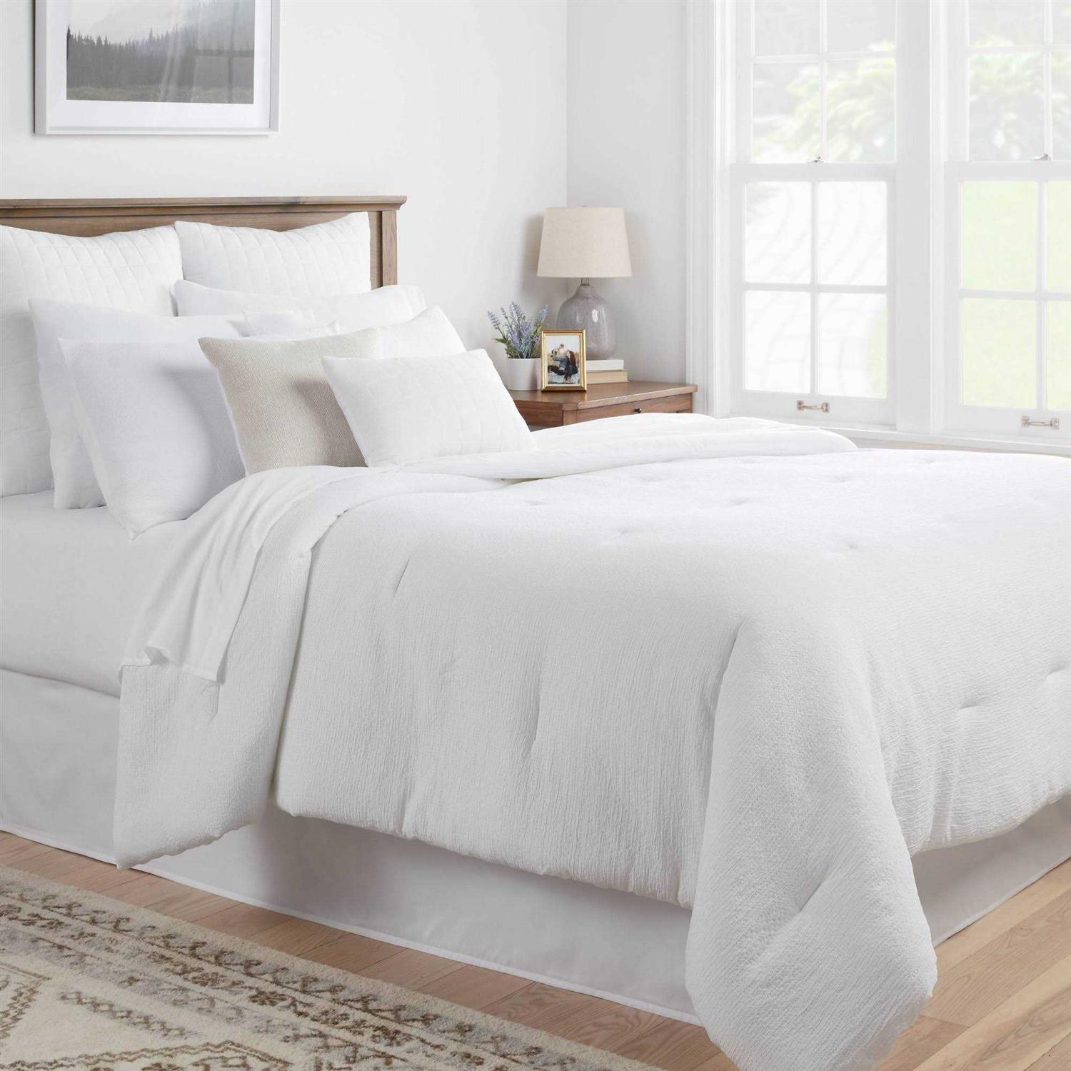 Threshold 12pc Micro Texture Comforter & Sheet Bedding Set - Image 4