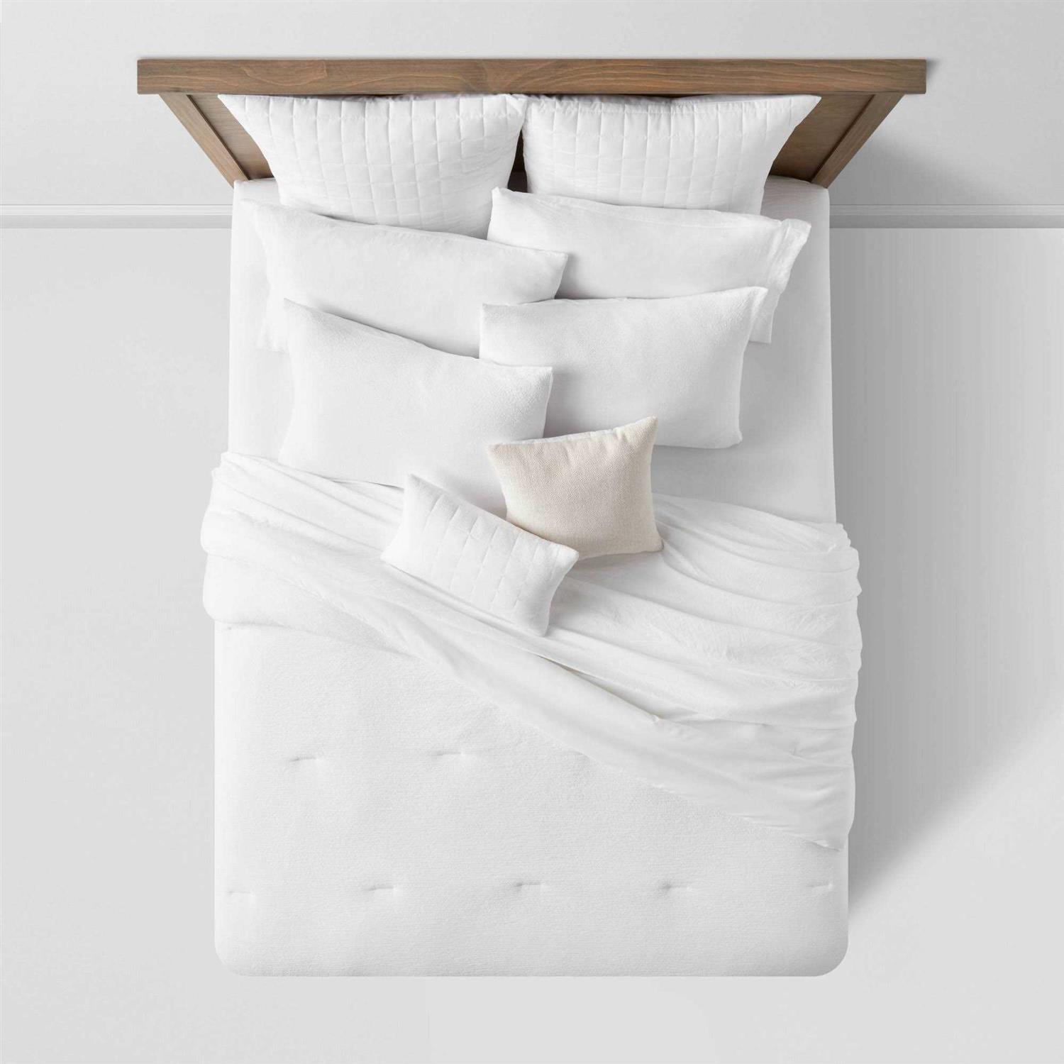 Threshold 12pc Micro Texture Comforter & Sheet Bedding Set - Image 5