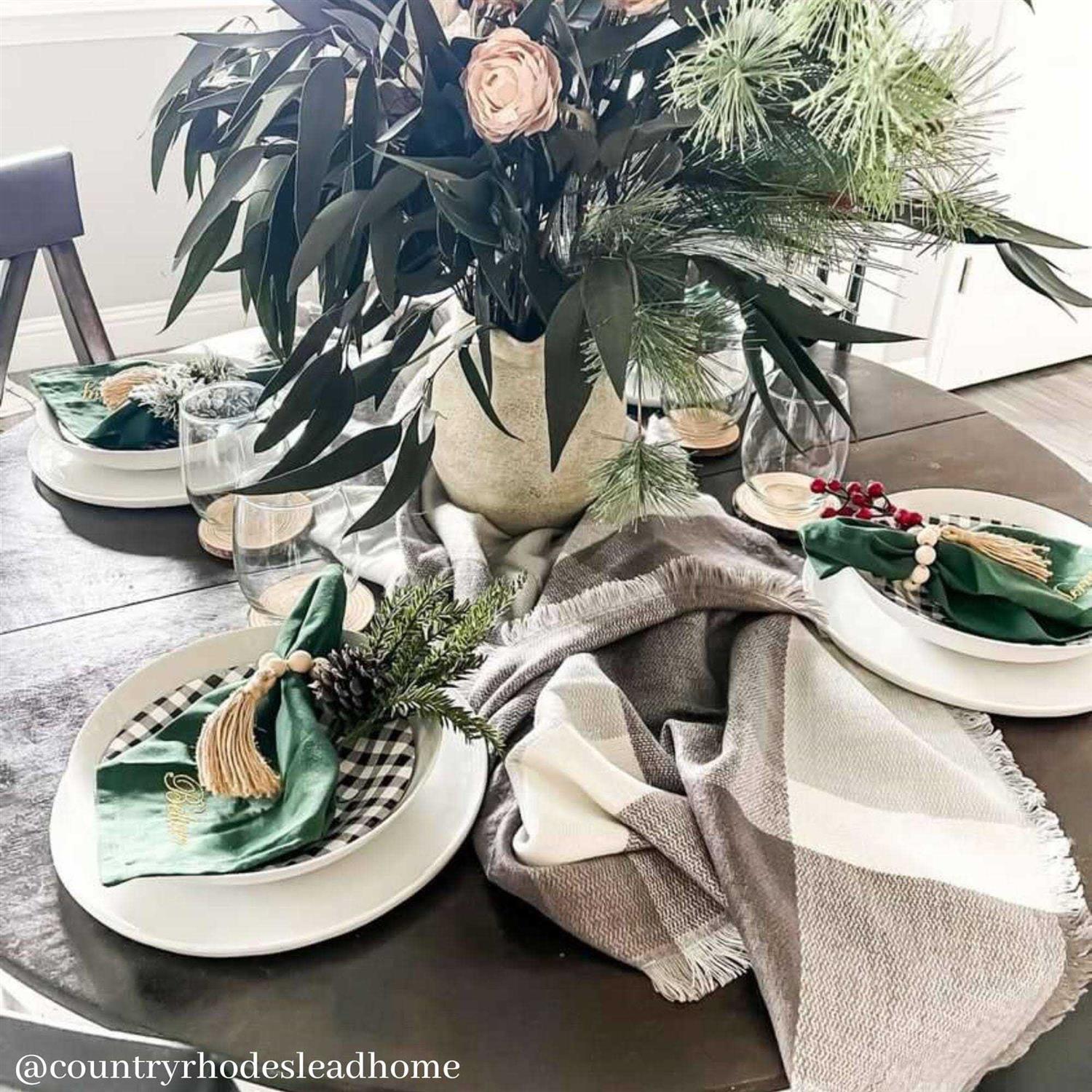 Elrene Holiday Sentiments Napkins - Image 5