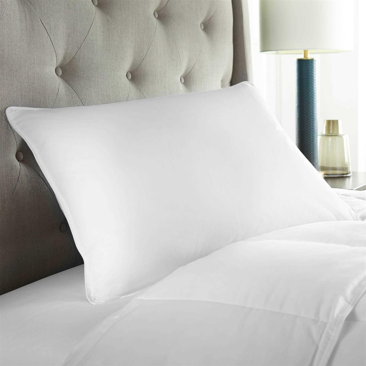 Downlite Soft White Goose Down Hypoallergenic Pillow Perfect for Stomach Sleepers - Image 3